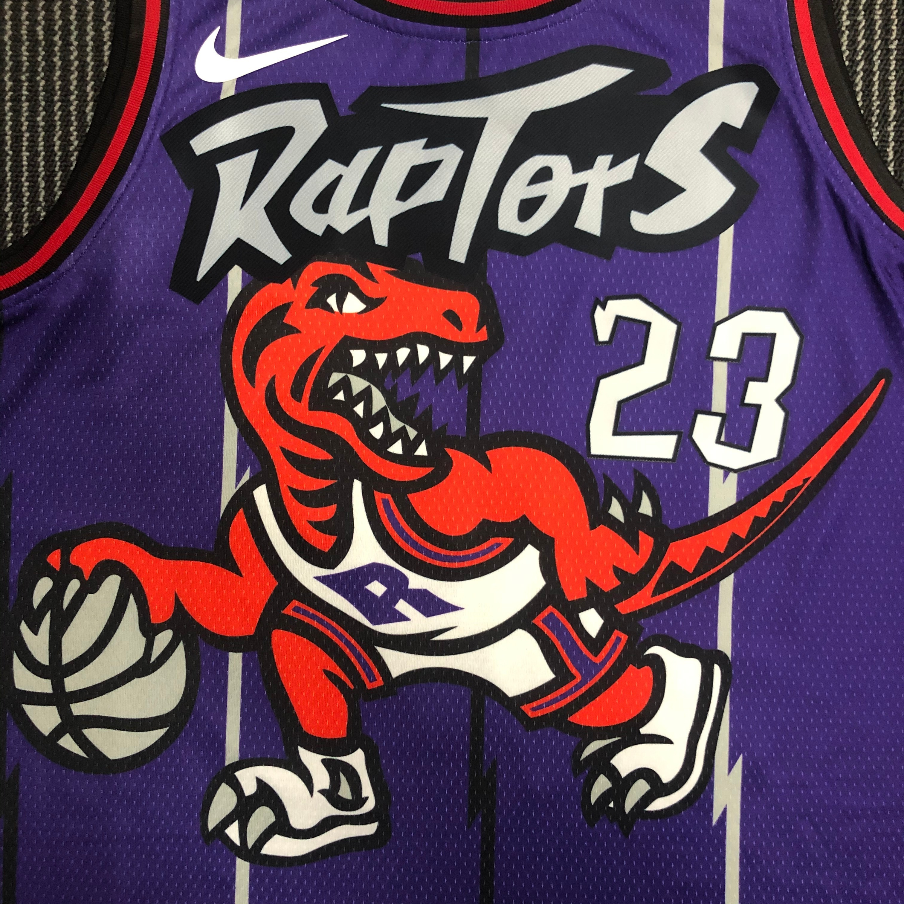 Raptors throwback purple number 23 Vanvleet