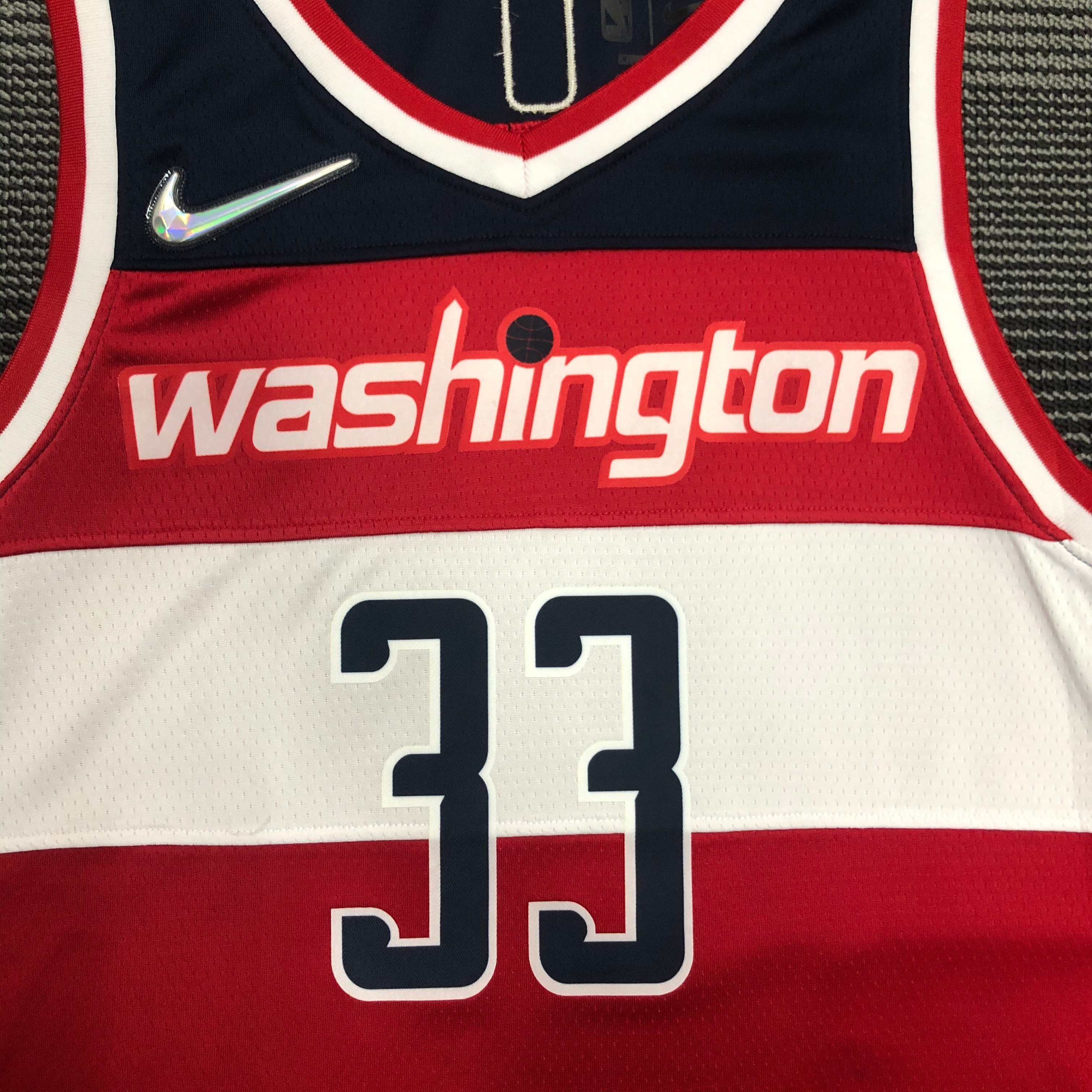 75th anniversary Wizards red 33 Kuzma