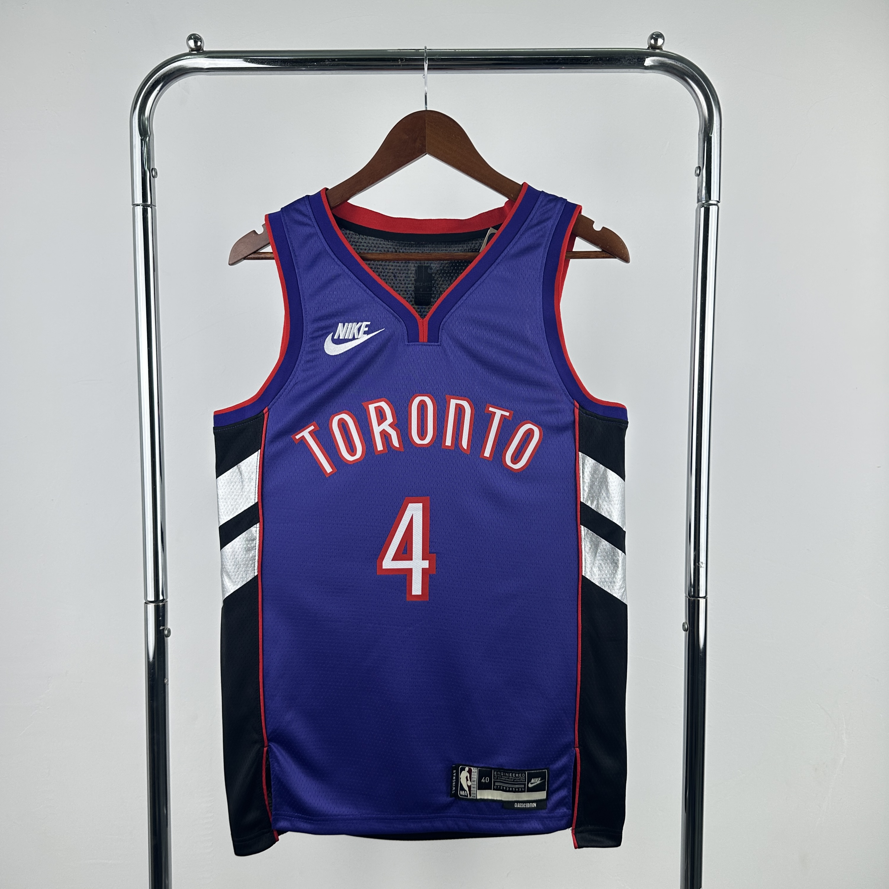25 season Raptors throwback number 4 Barnes