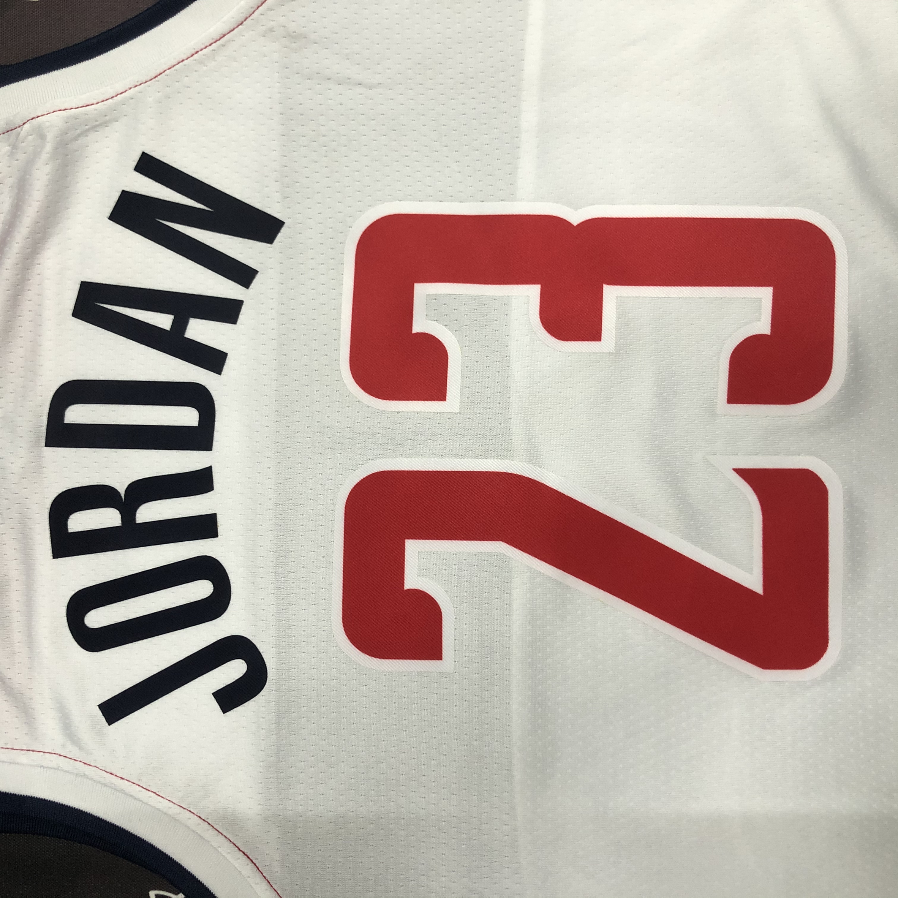75th anniversary Wizards white No. 23 Jordan