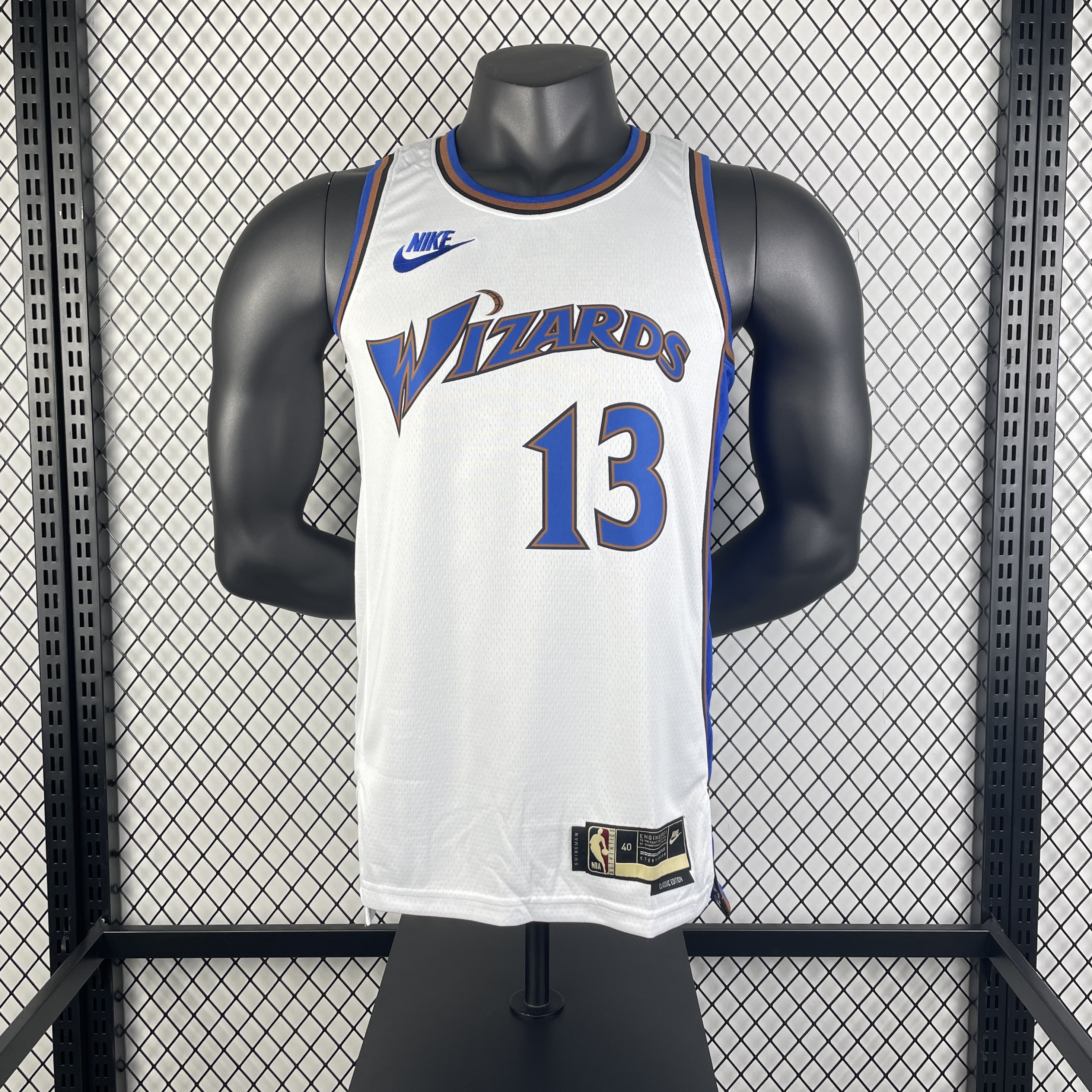 Season 23 Wizards home white No. 13 Poole