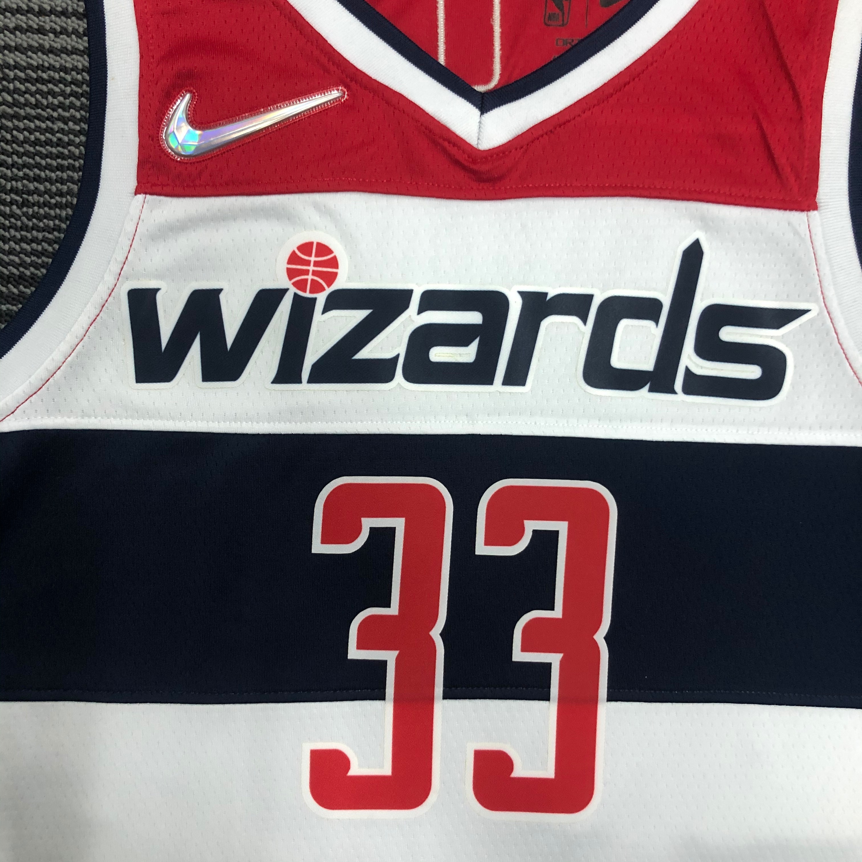 75th anniversary Wizards white 33 Kuzma