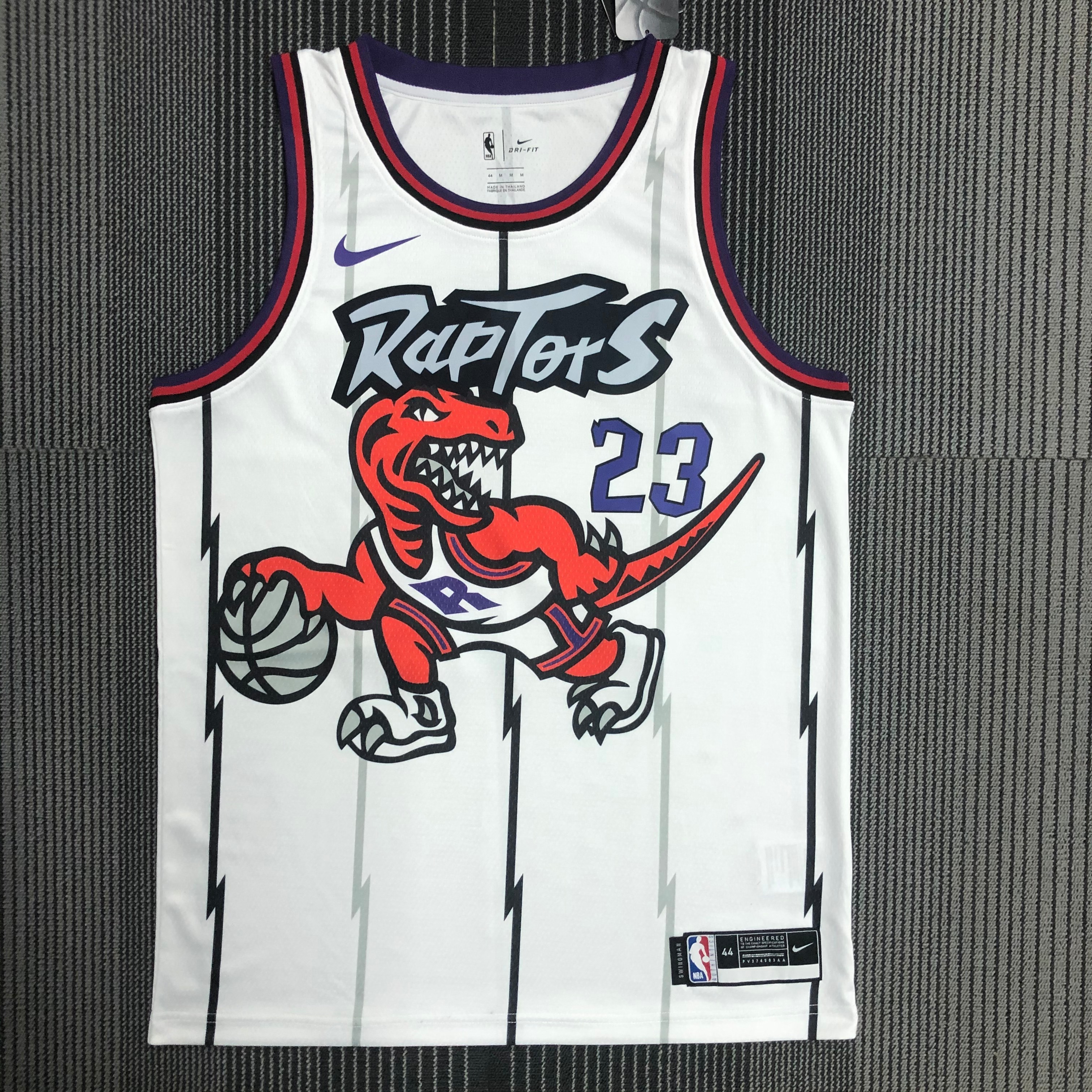 Raptors retro white 23 Vanvleet