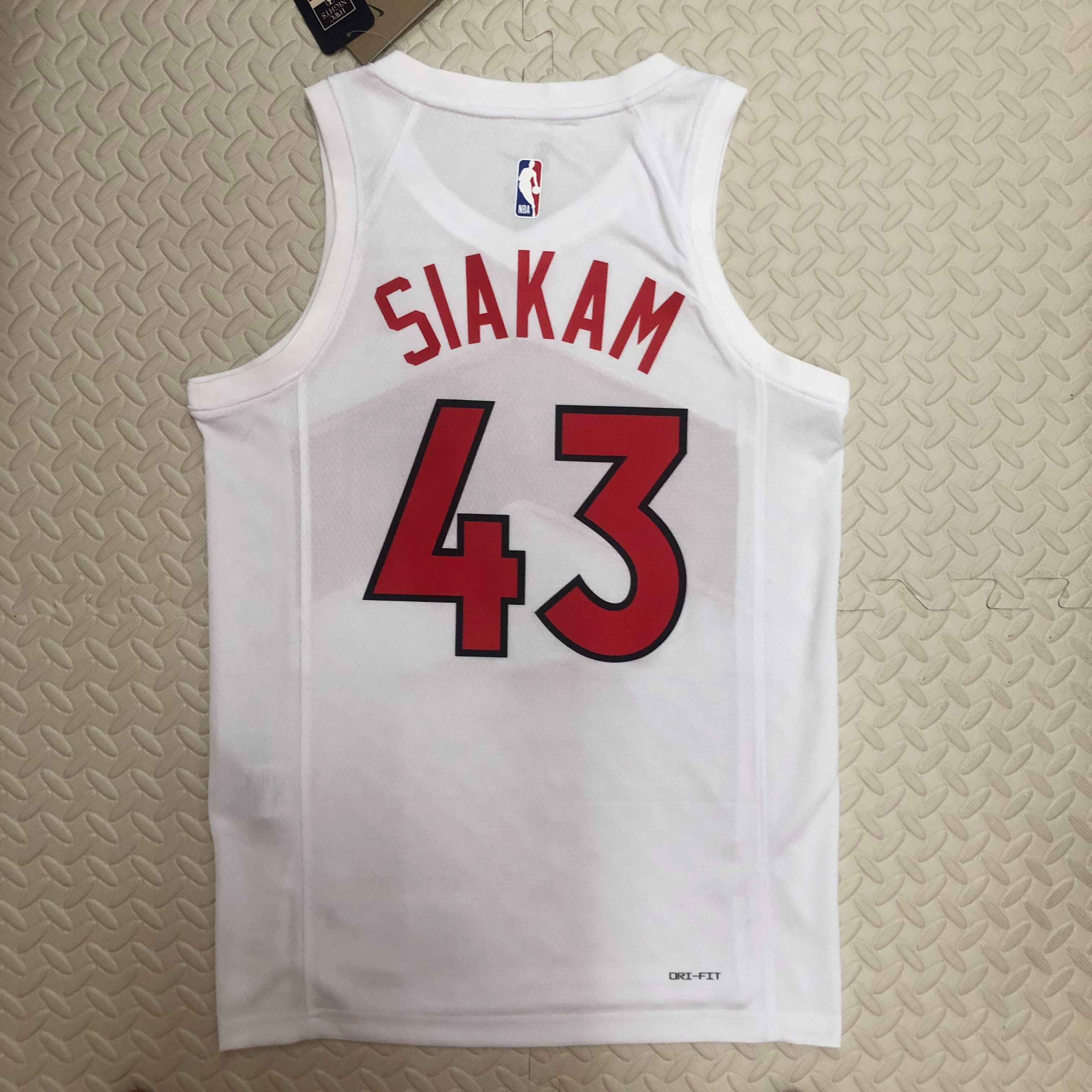 Season 23 Raptors home white 43 Siakam