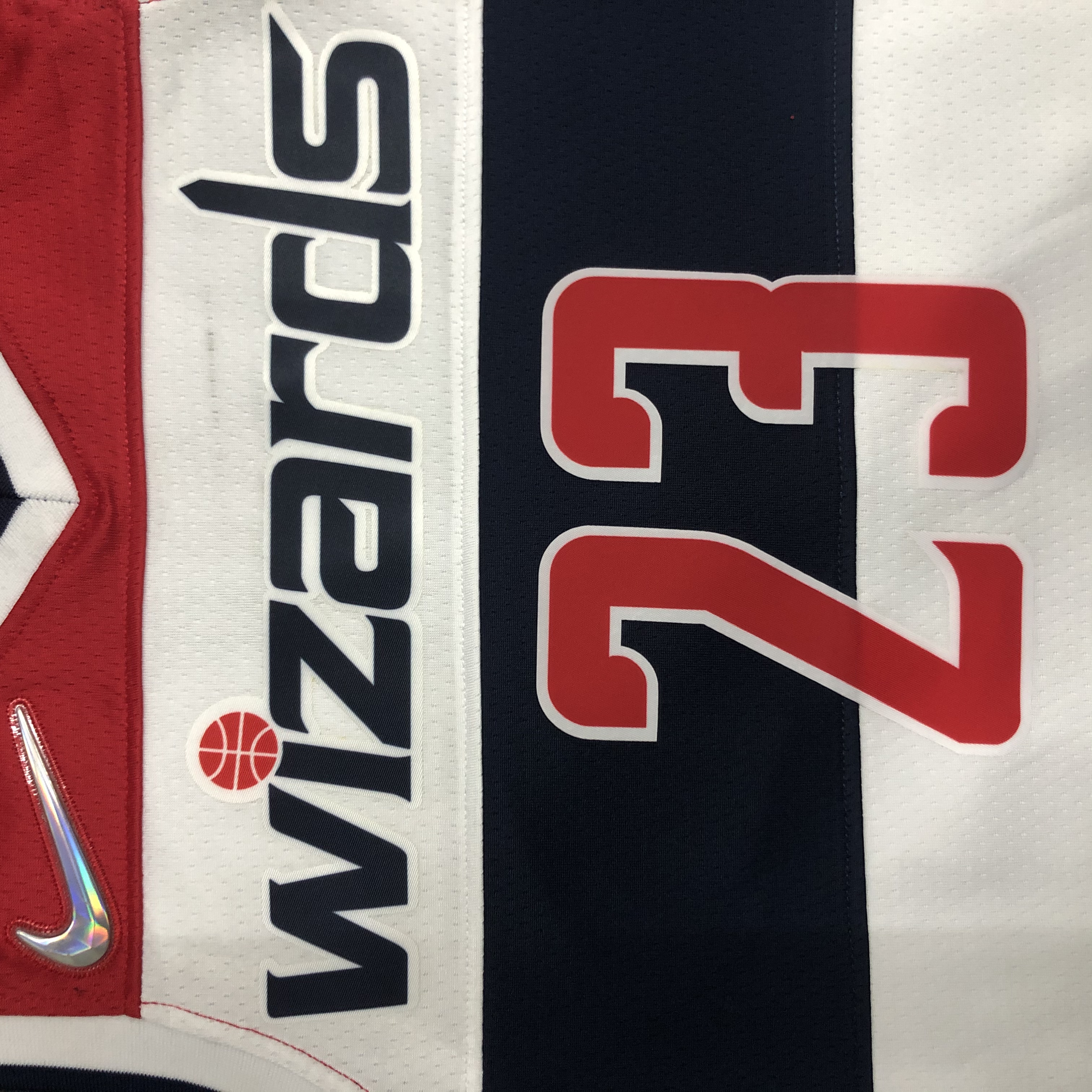 75th anniversary Wizards white No. 23 Jordan