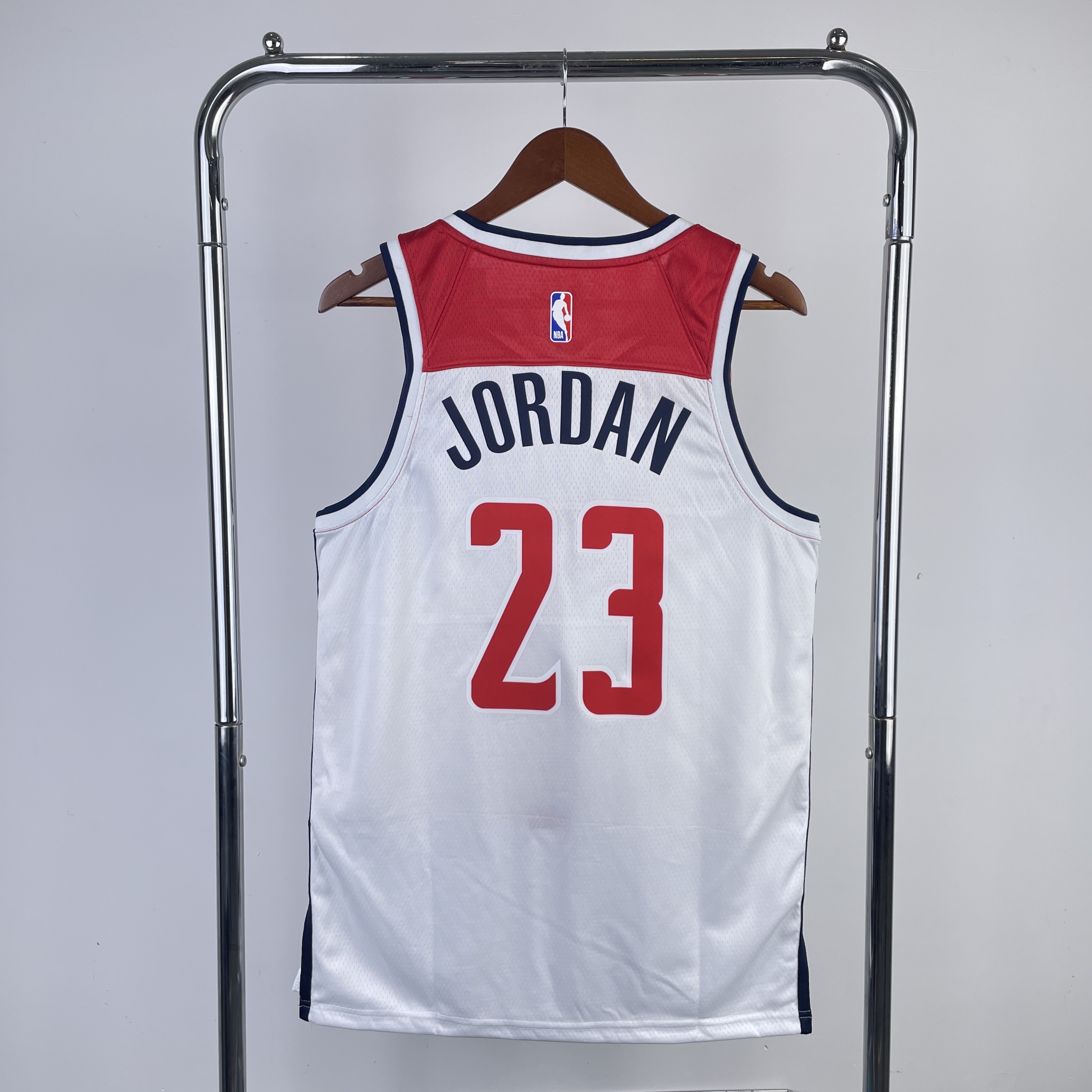 23 season Wizards home white No. 23 Jordan