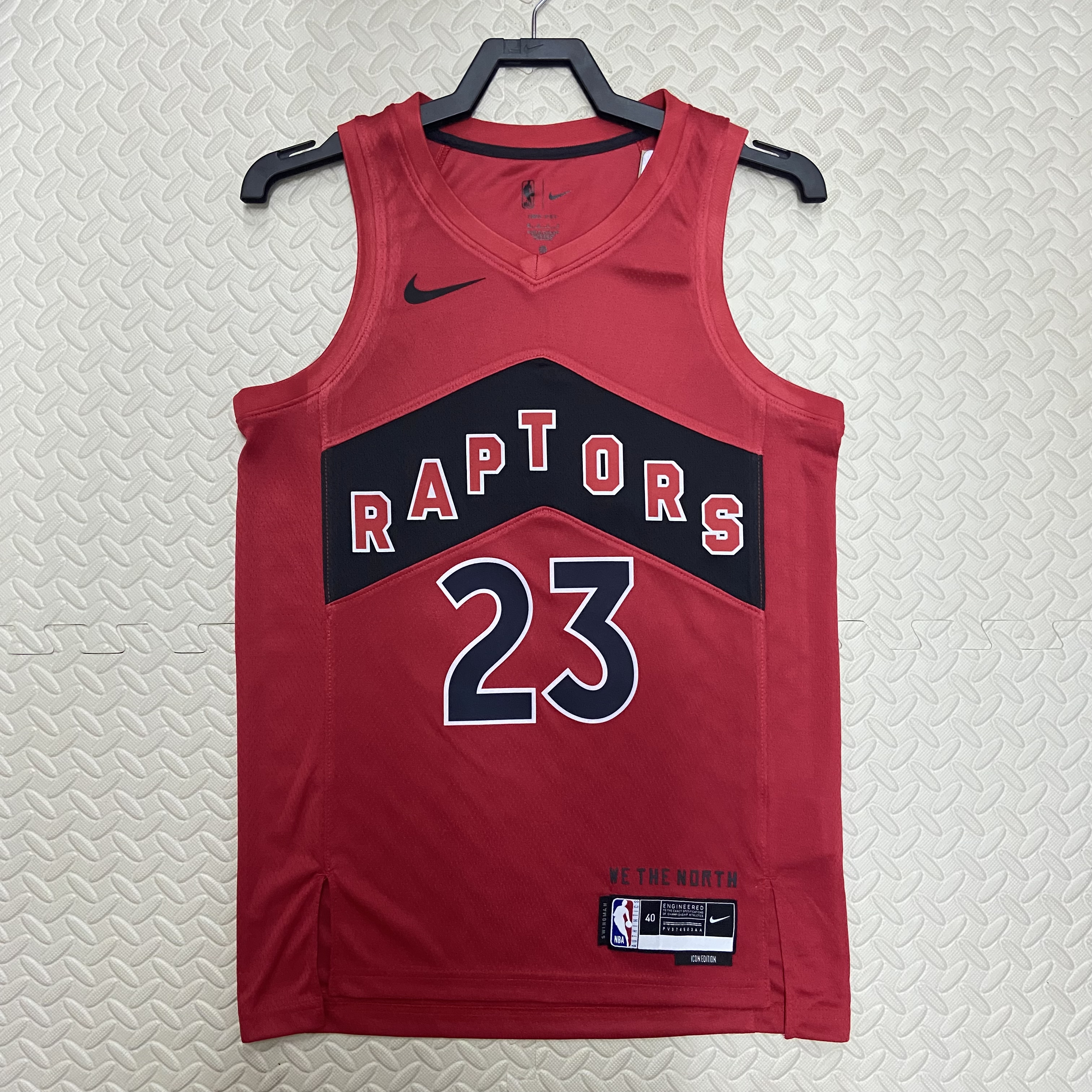 23 season Raptors away red 23 VANVLEET
