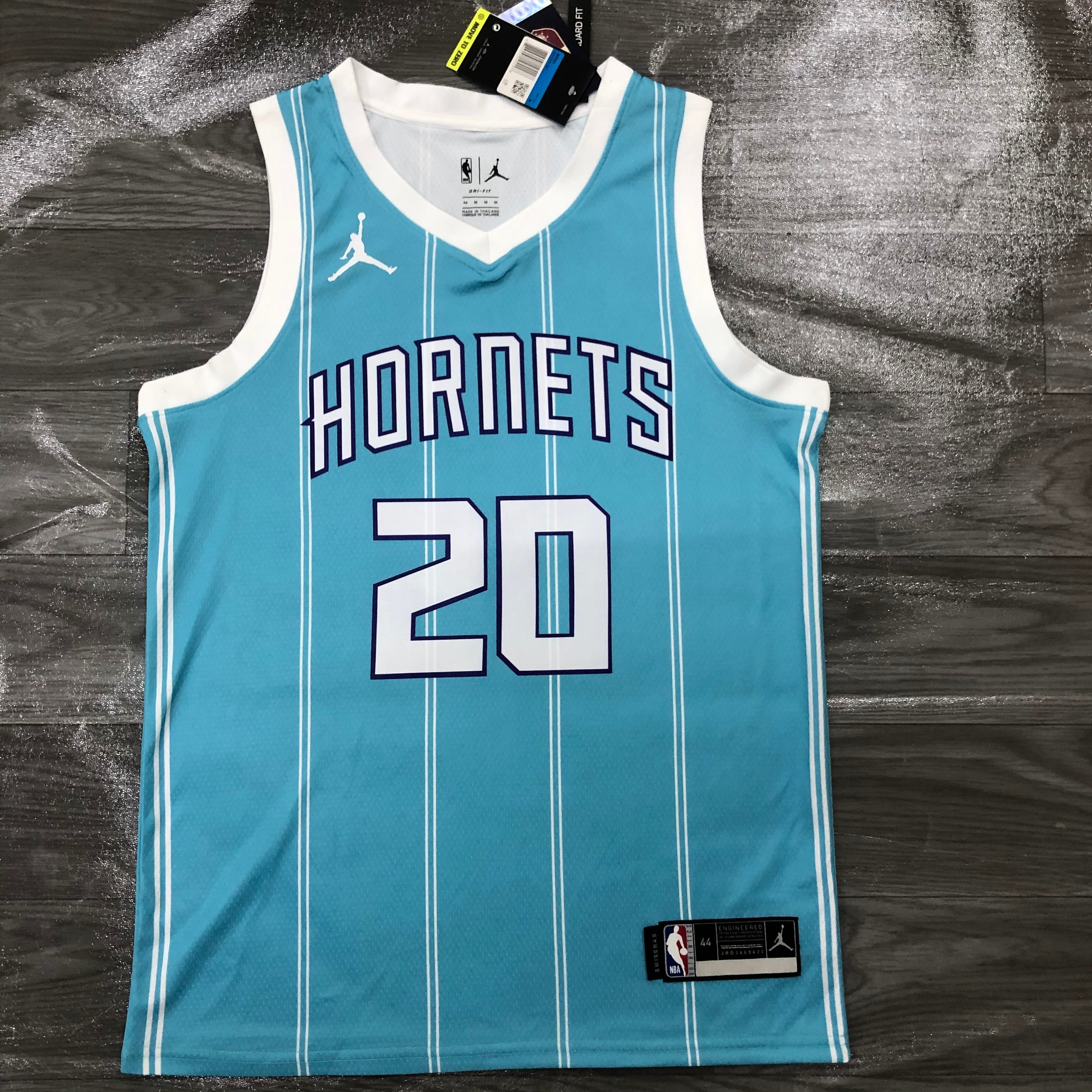 20 Hornets blue No. 20 Hayward