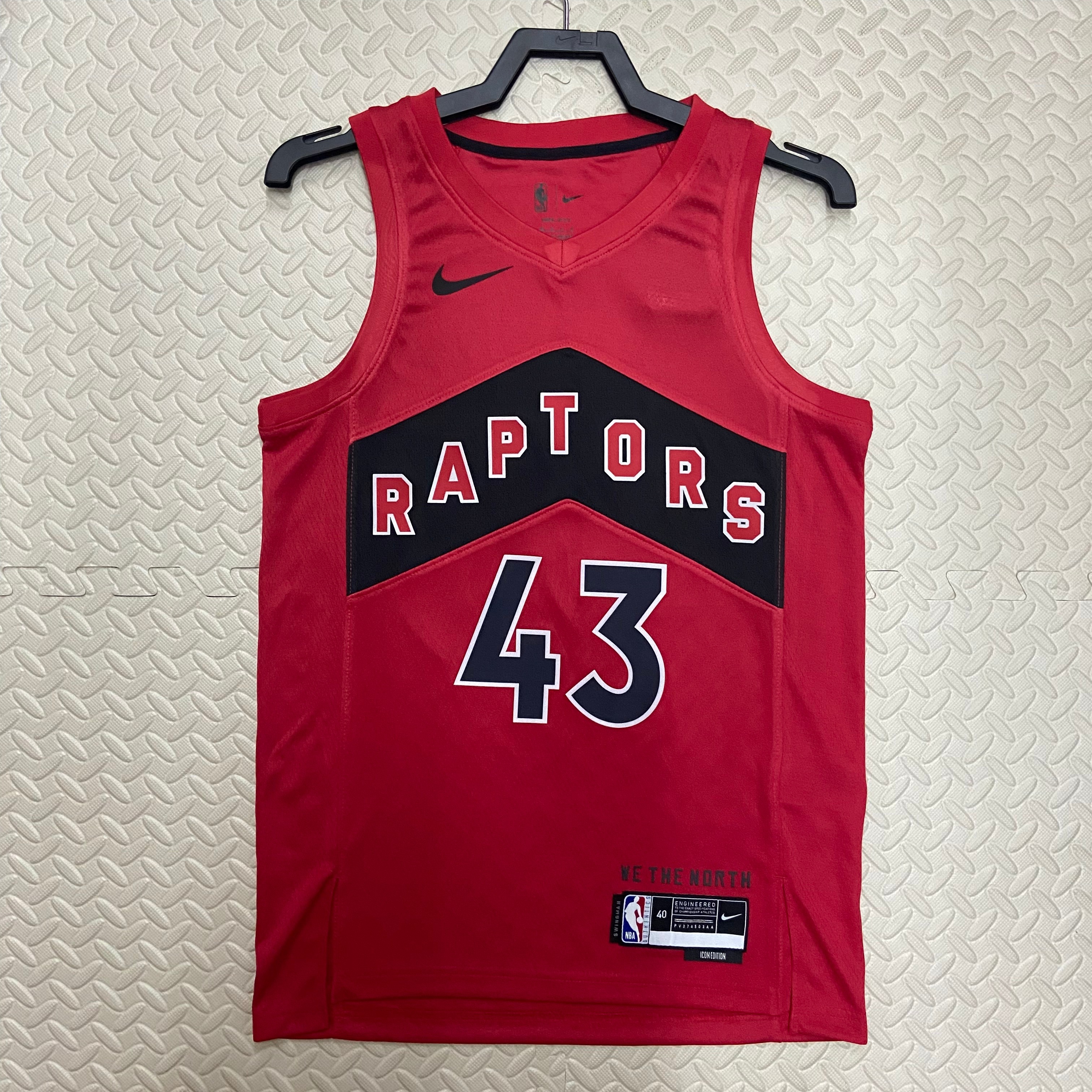 Season 23 Raptors away red No. 43 SIAKAM
