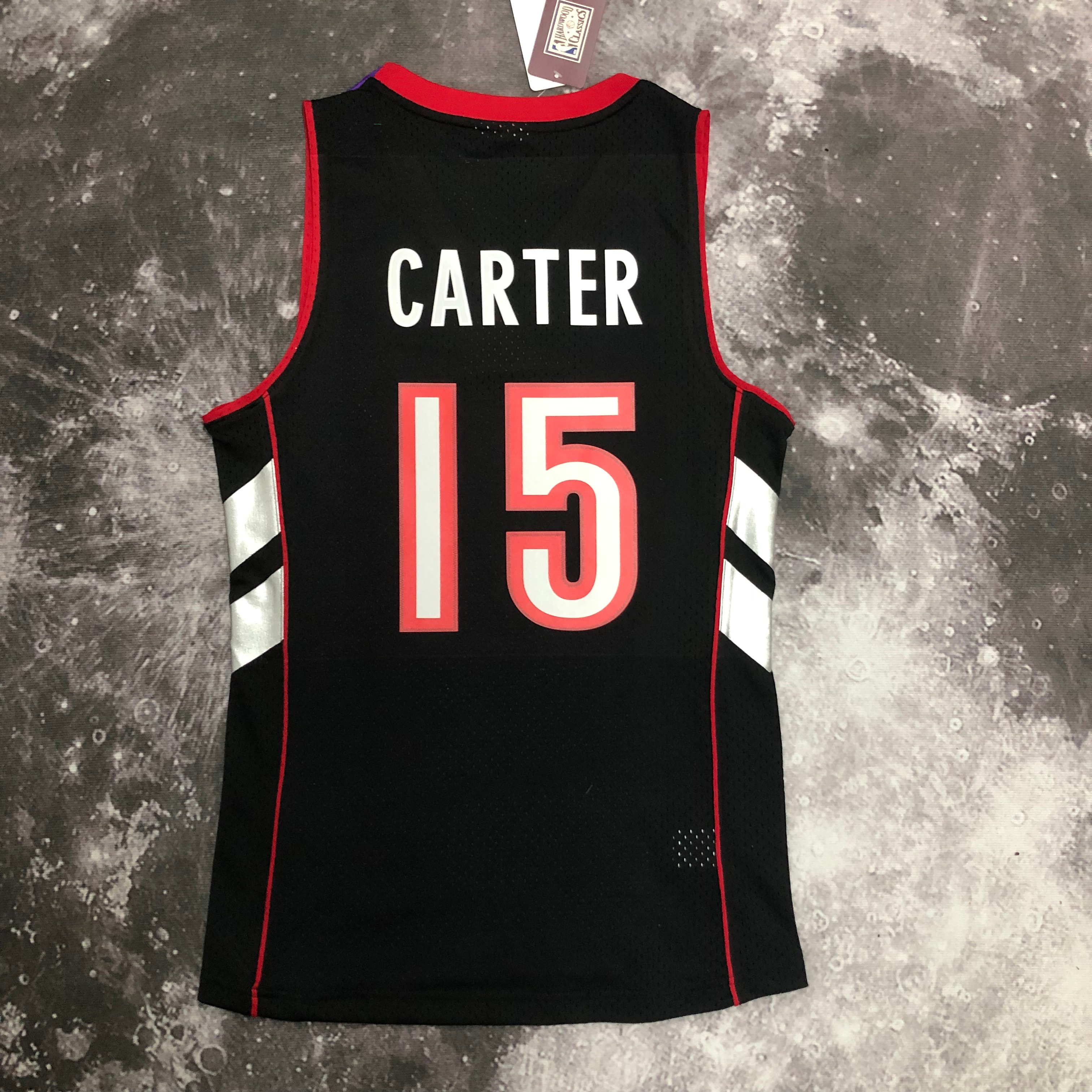 MN Hot Press Throwback jersey SW Raptors 00 season purple and black No. 15 Carter