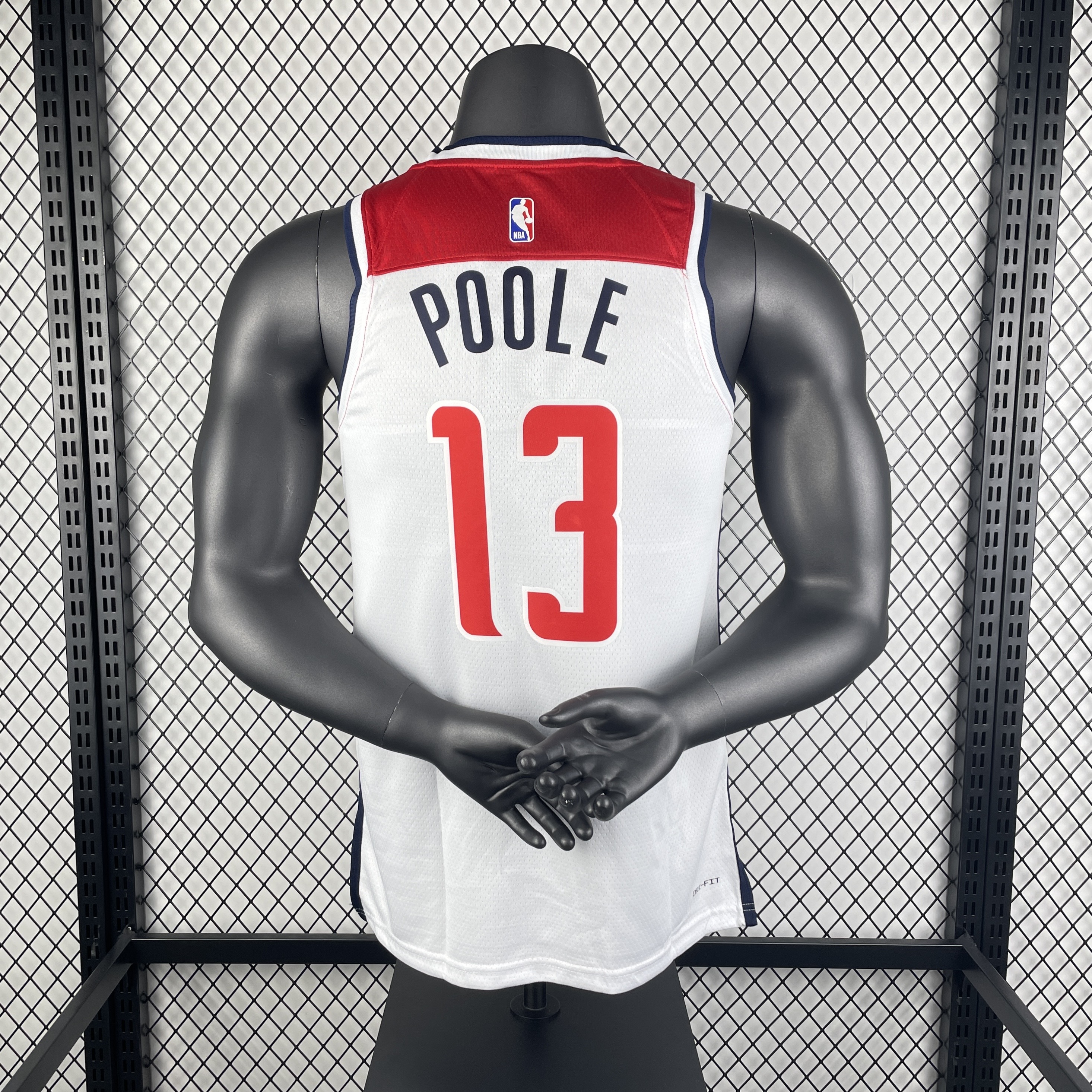 1Season 23 Wizards home white No. 13 Poole