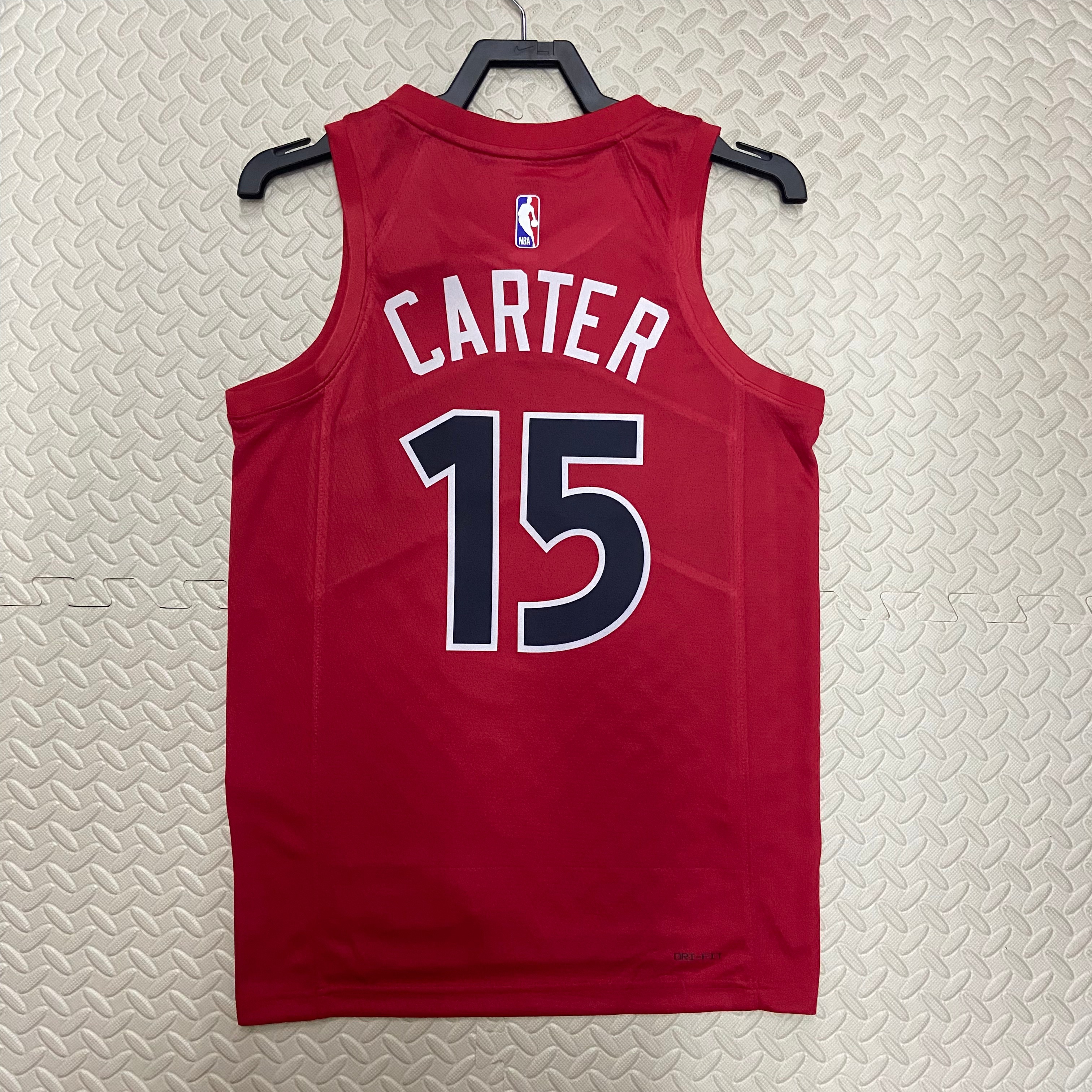 23 season Raptors road number 15 Carter