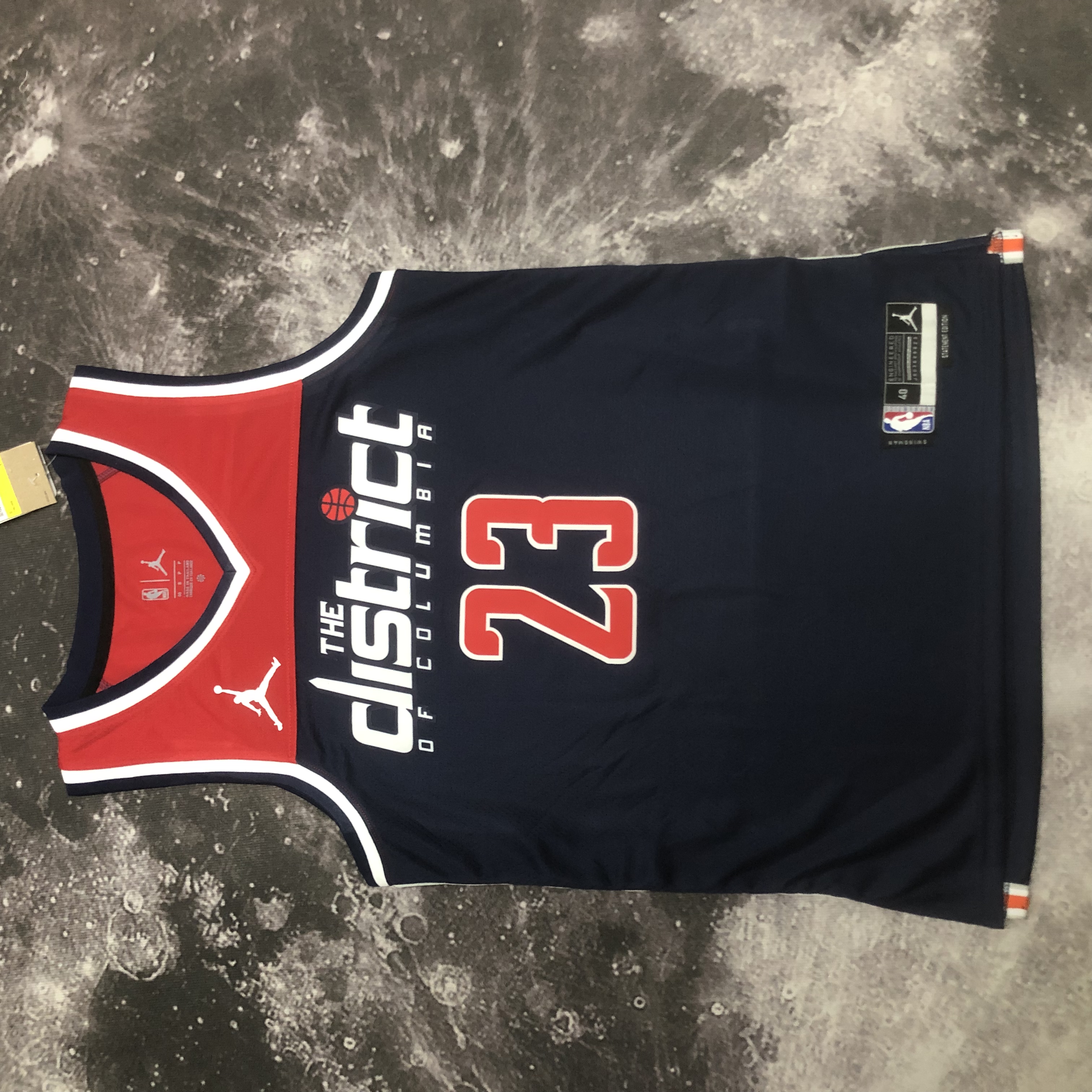 23 season Wizards flying man limited number 23 Jordan