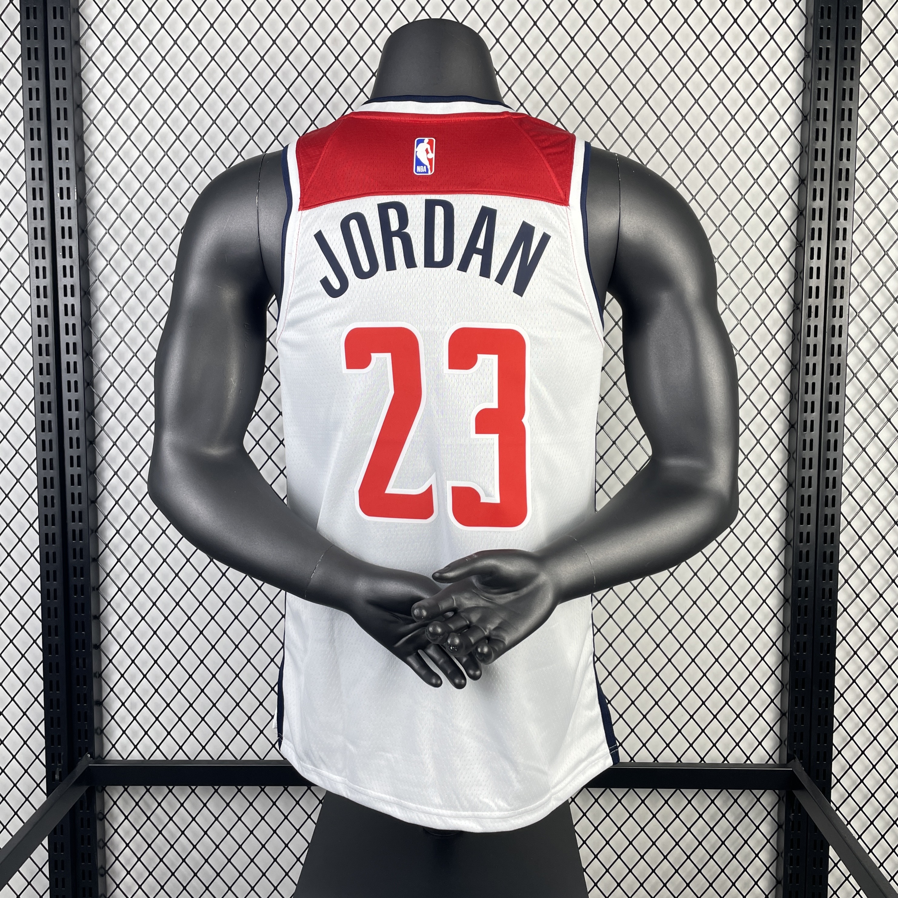 23 season Wizards home white No. 23 Jordan