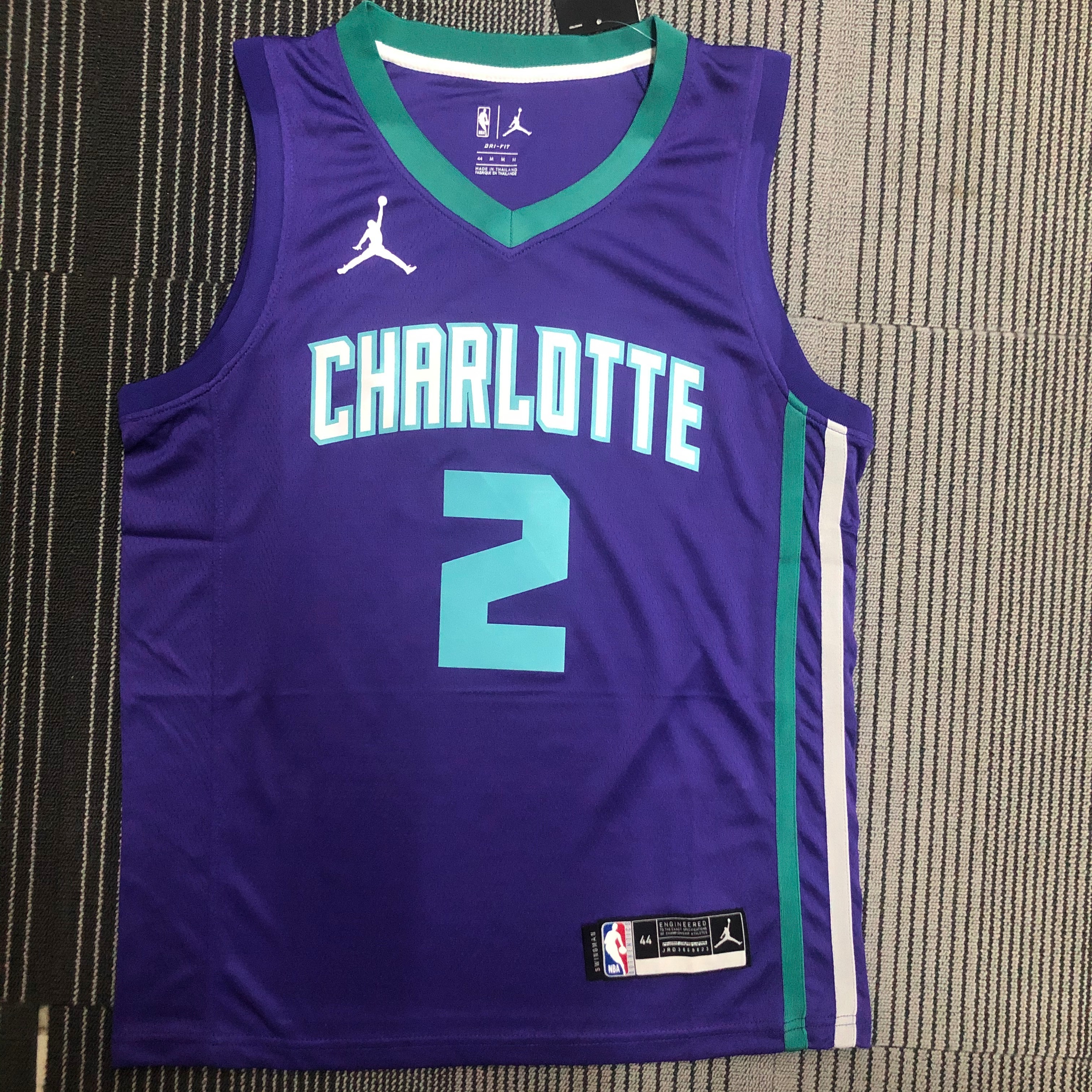 Hornets purple number 2 BALL