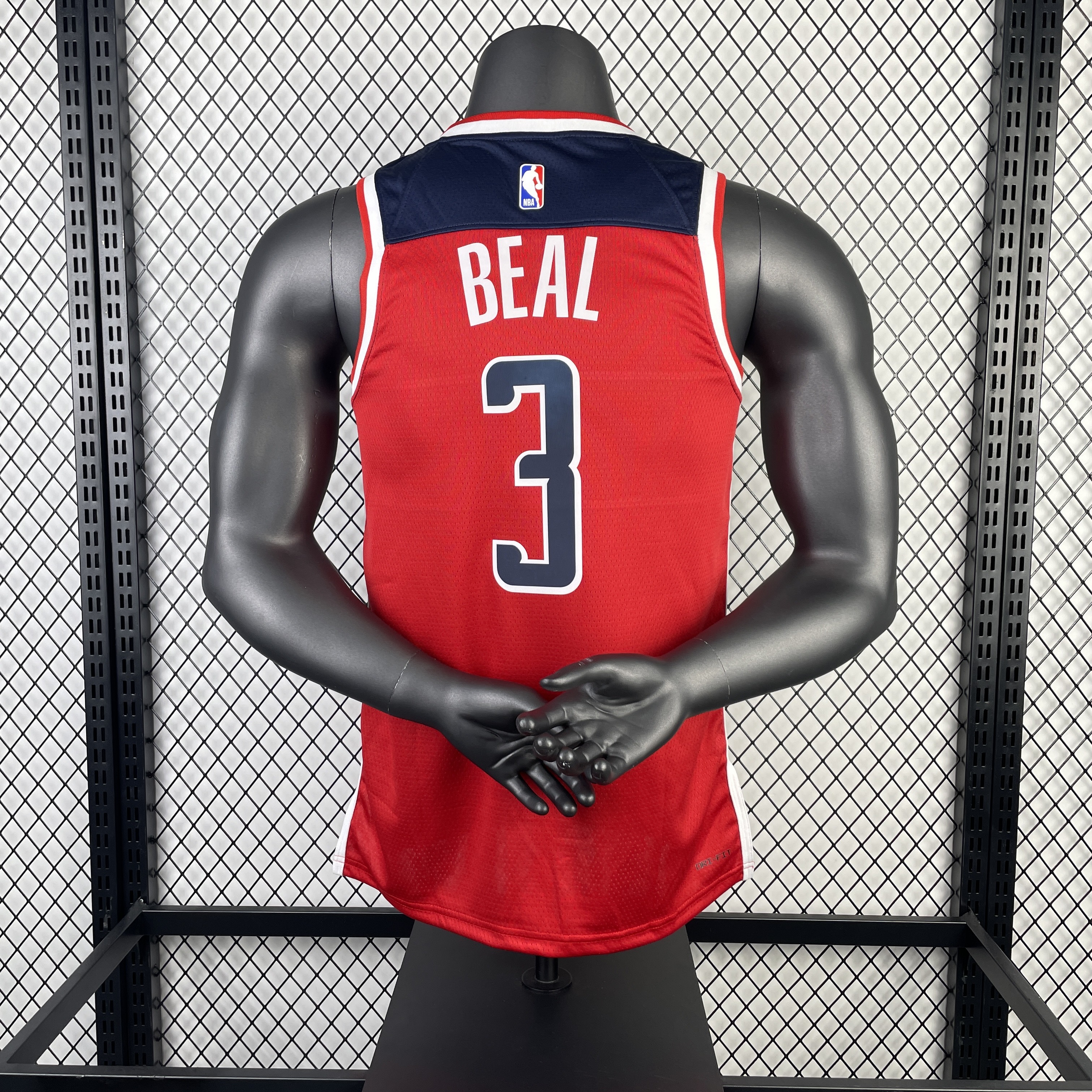 23 Wizards road red No. 3 Beal