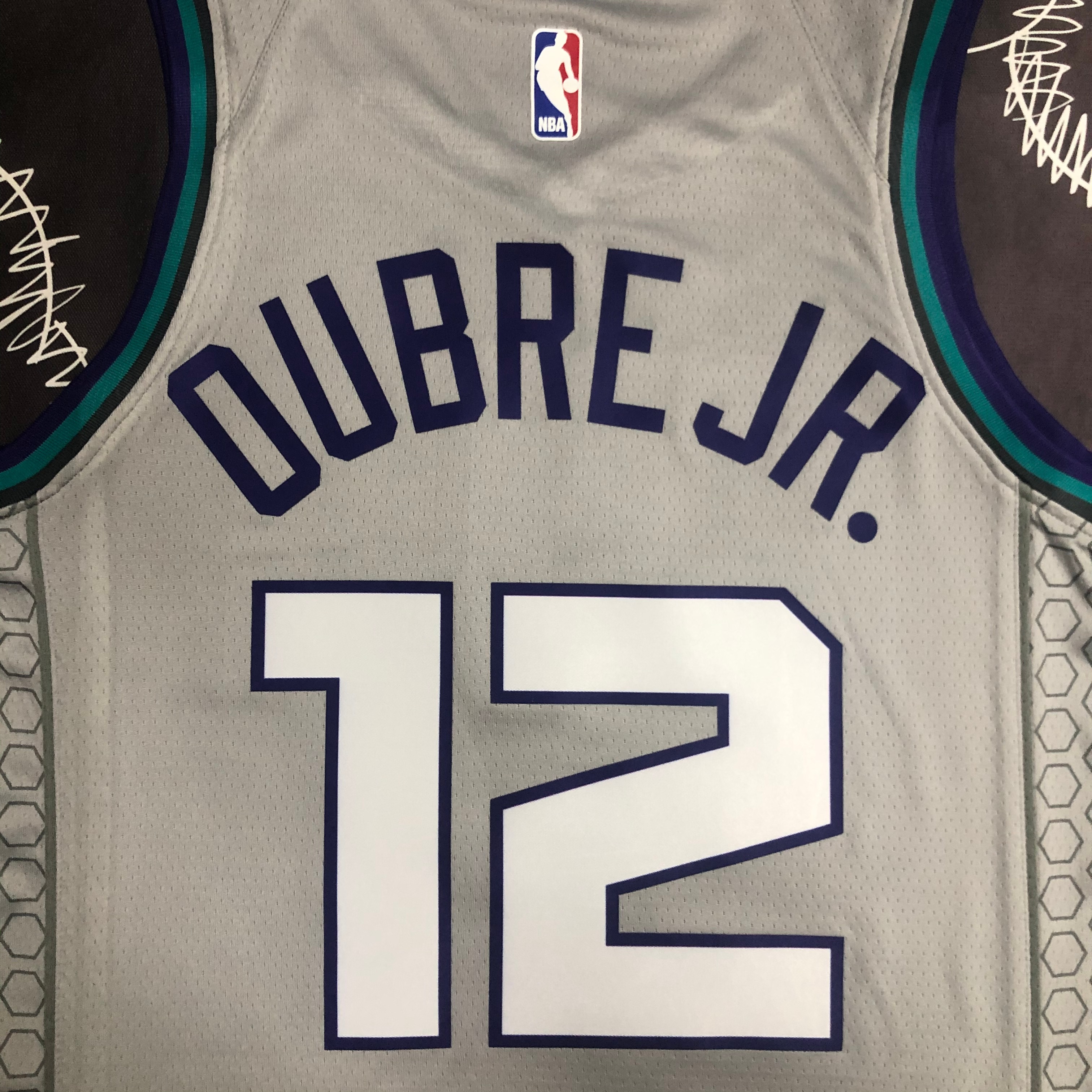 Season 19 Hornets grey # 12 Oubre JR