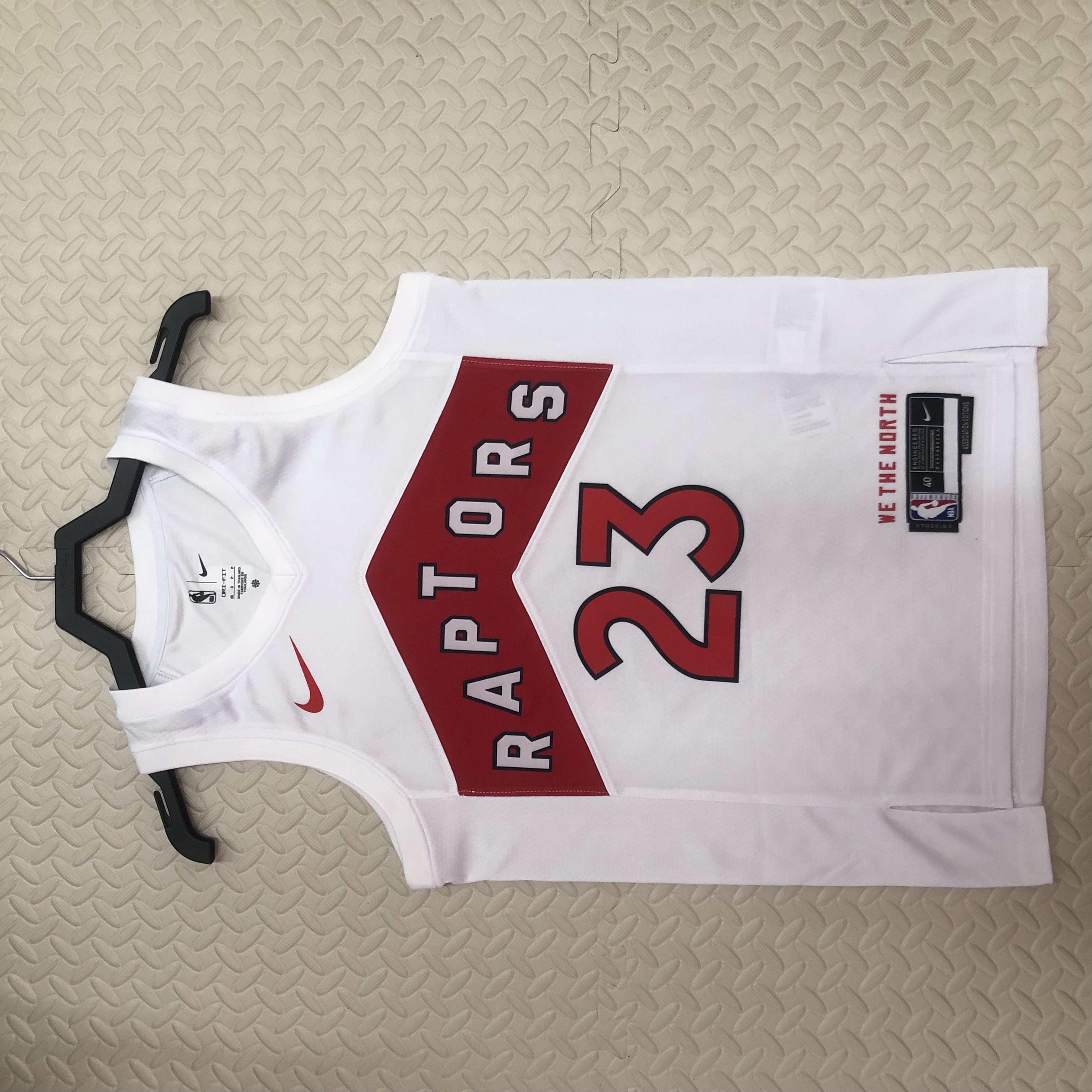 23 season Raptors home white 23 VANVLEET