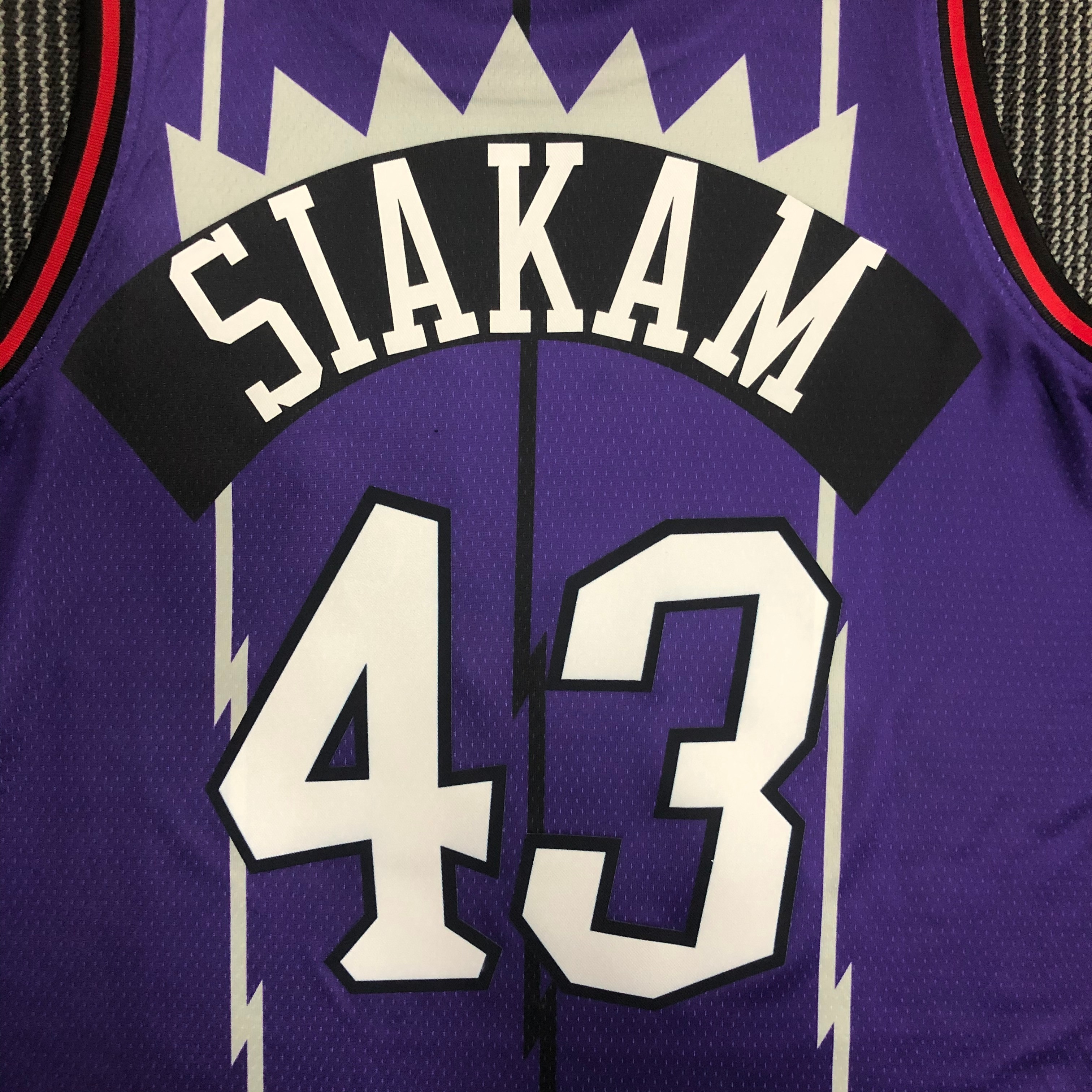 Raptors throwback purple 43 Siakam