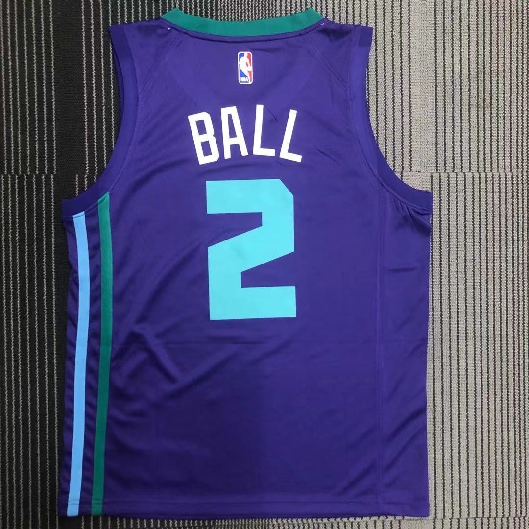 Hornets purple number 2 BALL