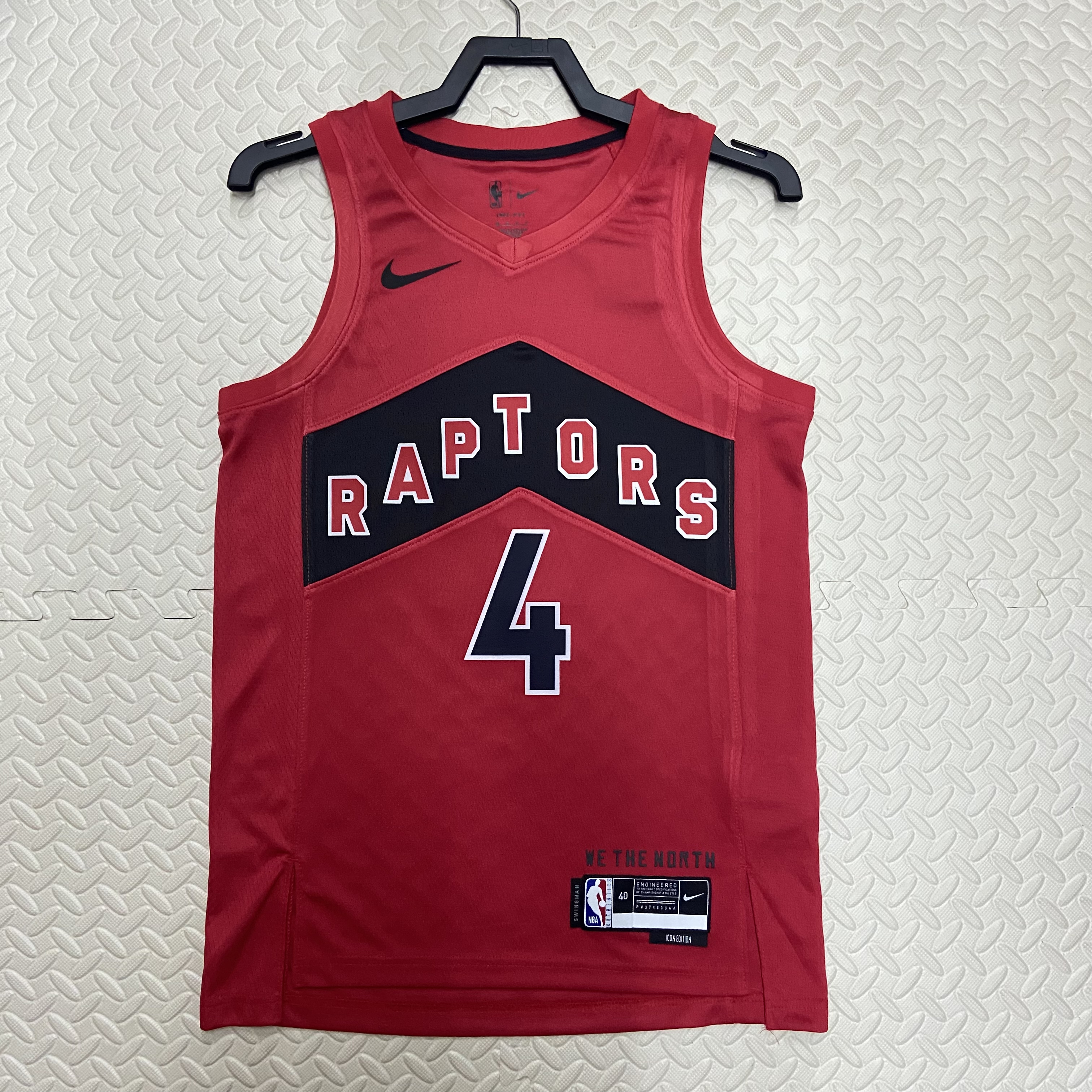 23 season Raptors away red No. 4 Barnes