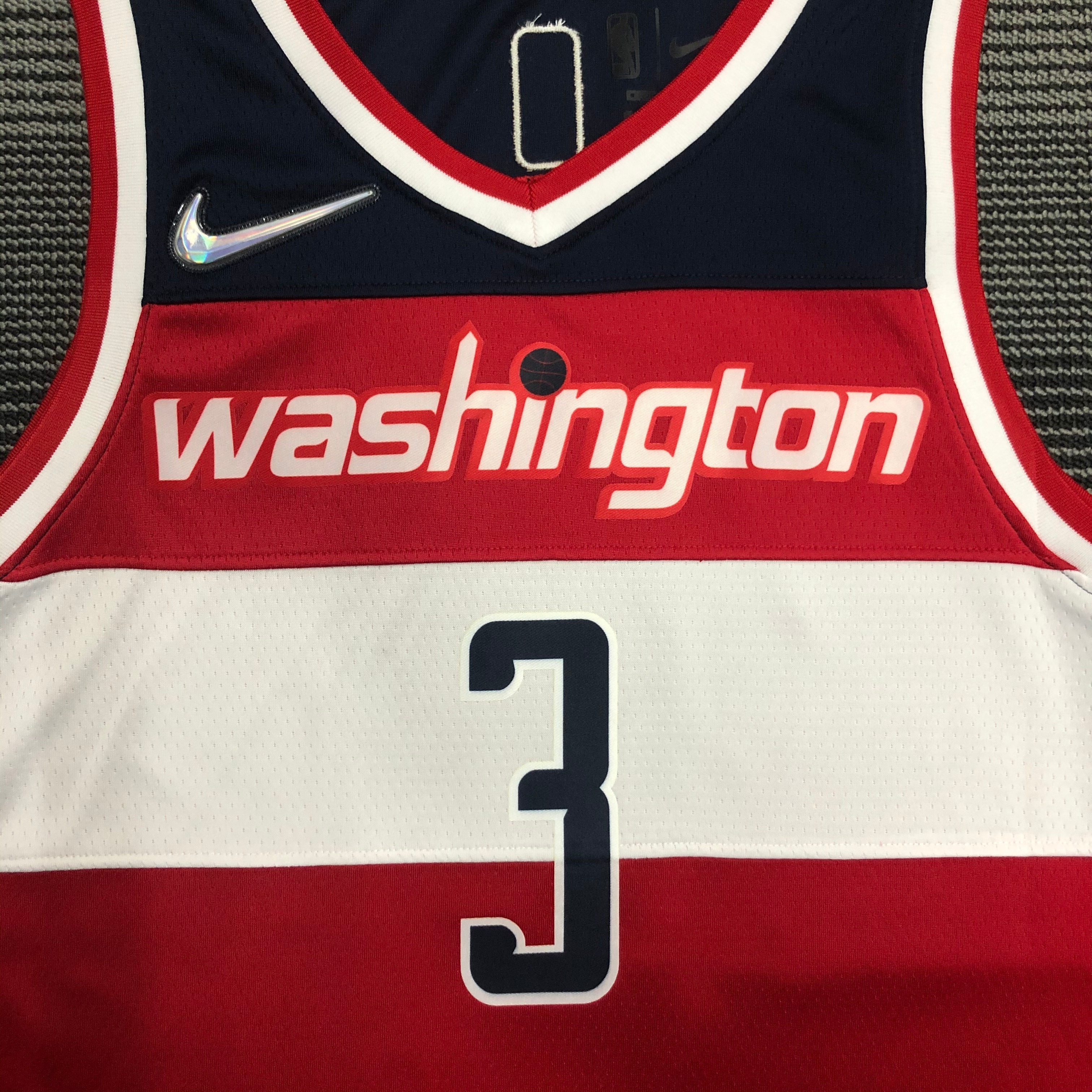 75th anniversary Wizards red No. 3 Beal
