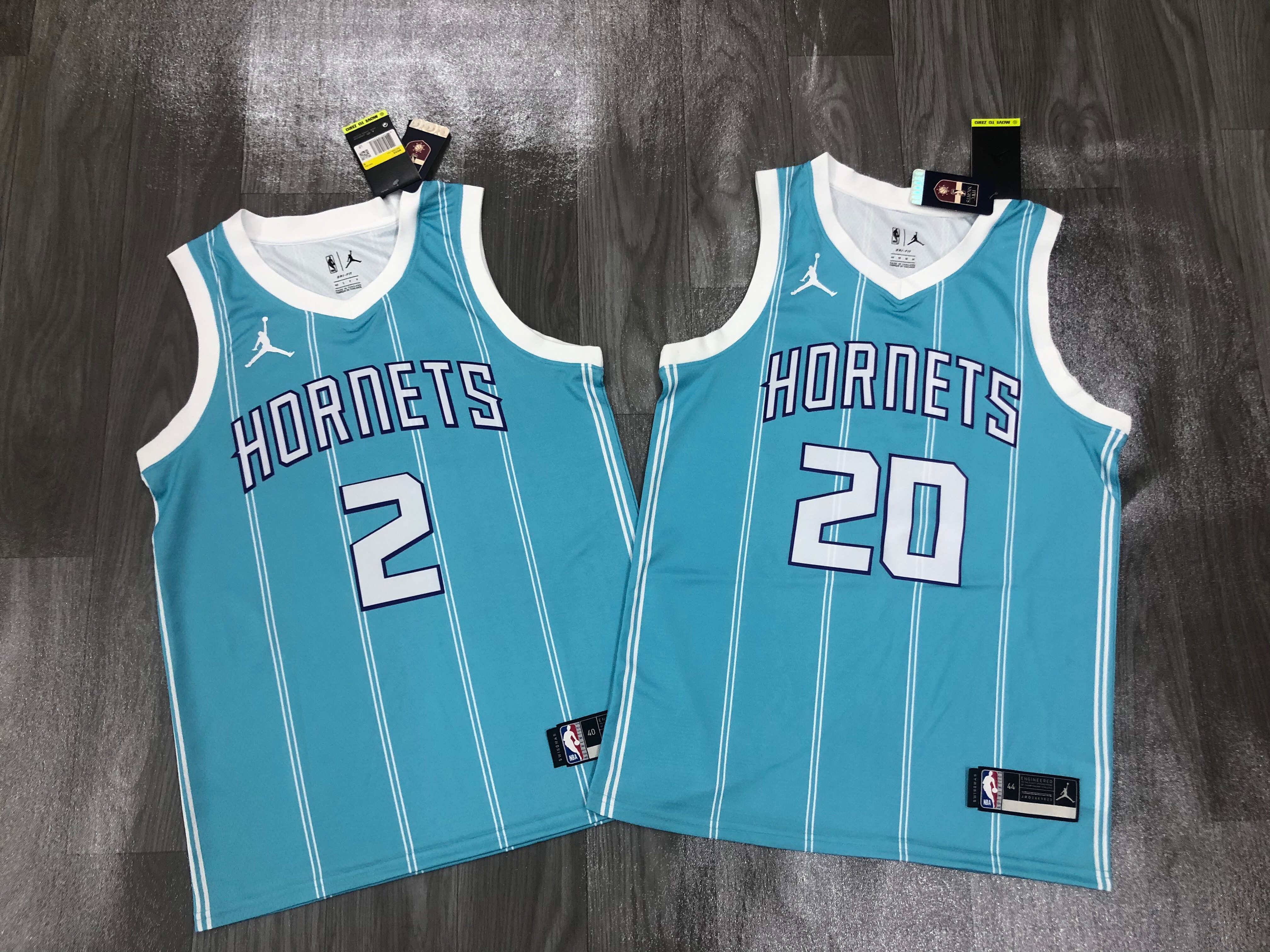 20 Hornets blue No. 20 Hayward