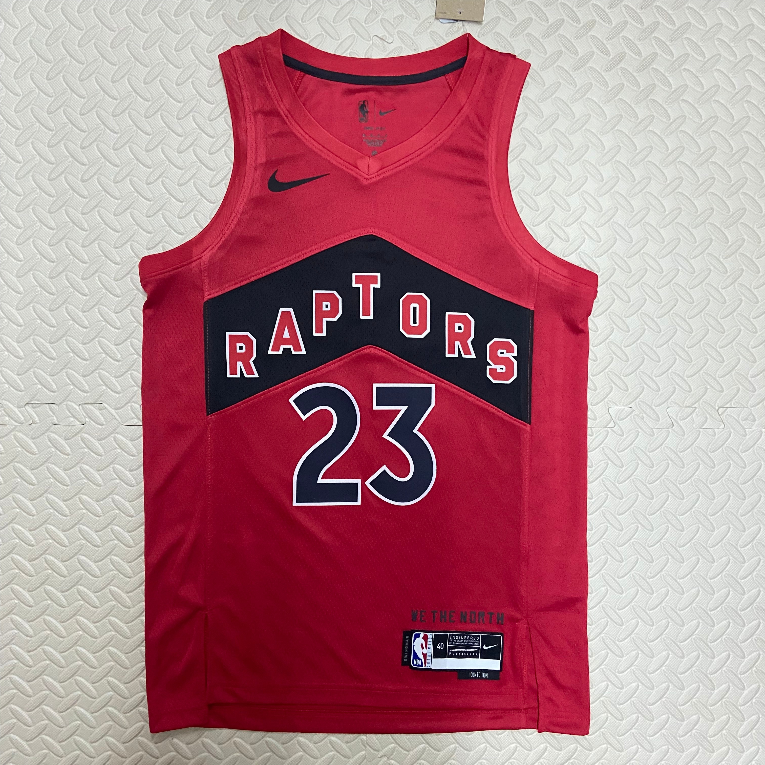 23 season Raptors away red 23 VANVLEET