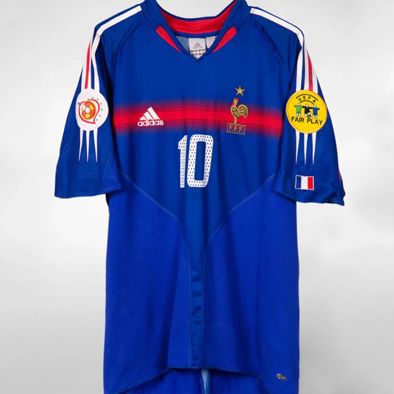 2004 France Home  retro jersey