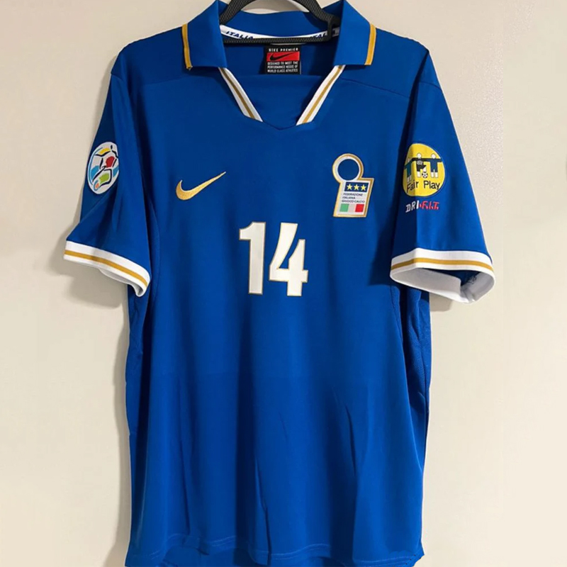 1996 Italy Home retro jersey