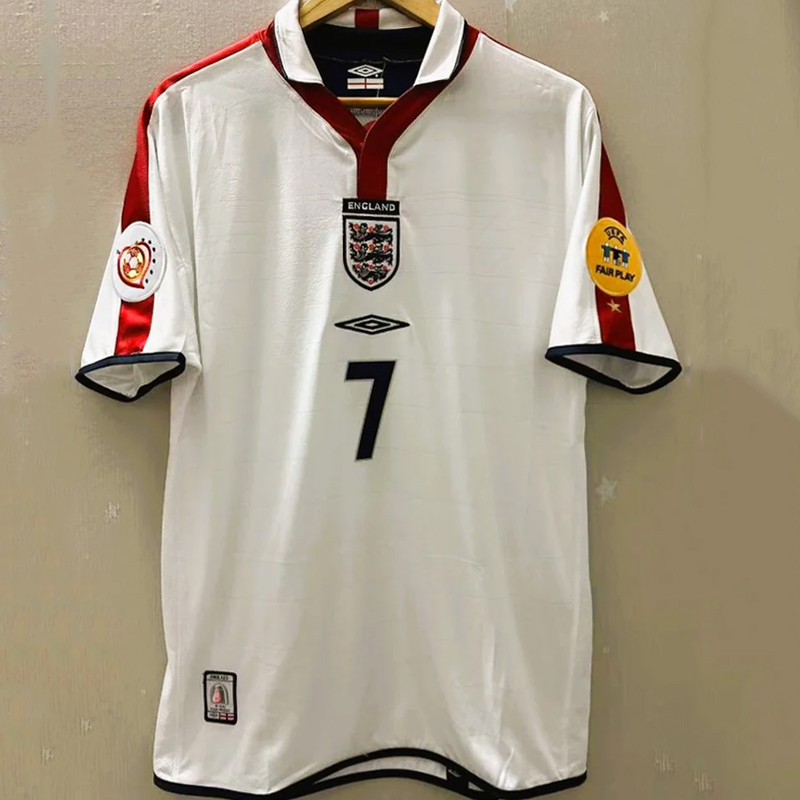 2004 England home retro jersey