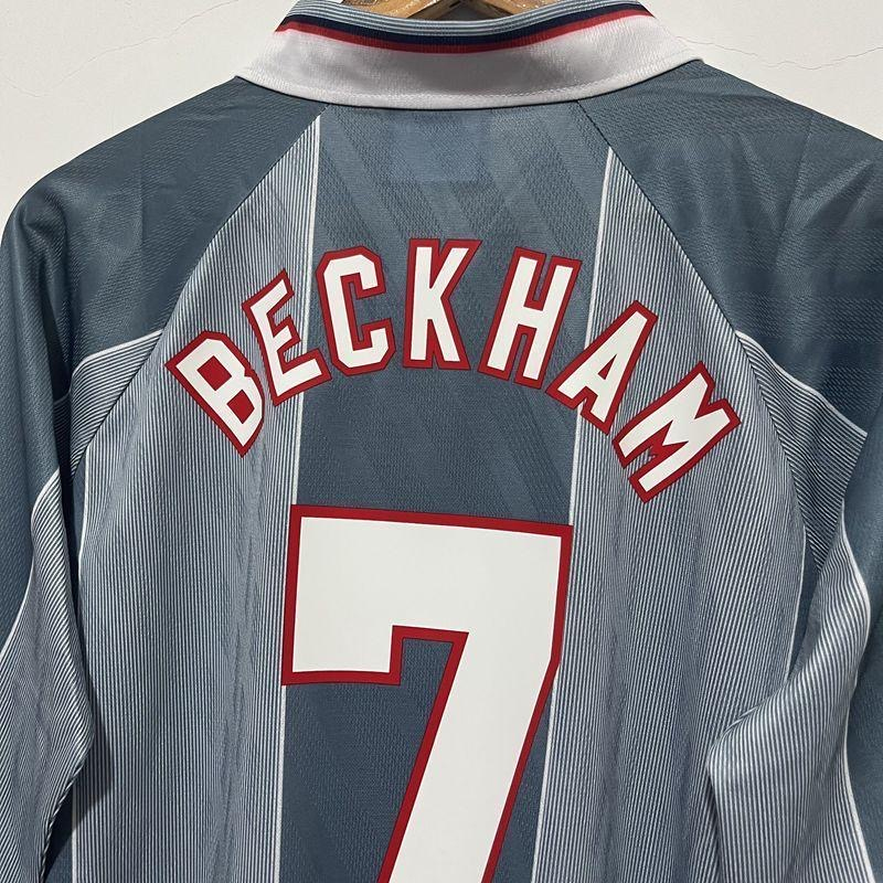 1996 England away long-sleeved throwback jersey