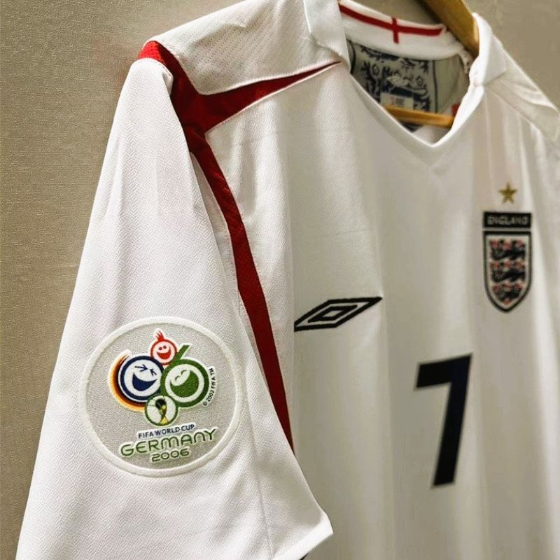 2006-2007  England home retro jersey