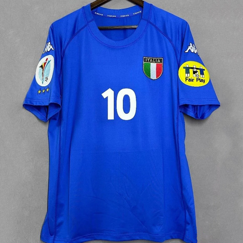 2000-2002 Italy Home  retro jersey
