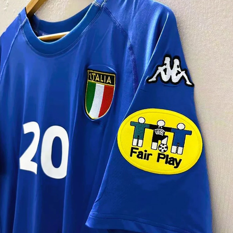 2000-2002 Italy Home  retro jersey