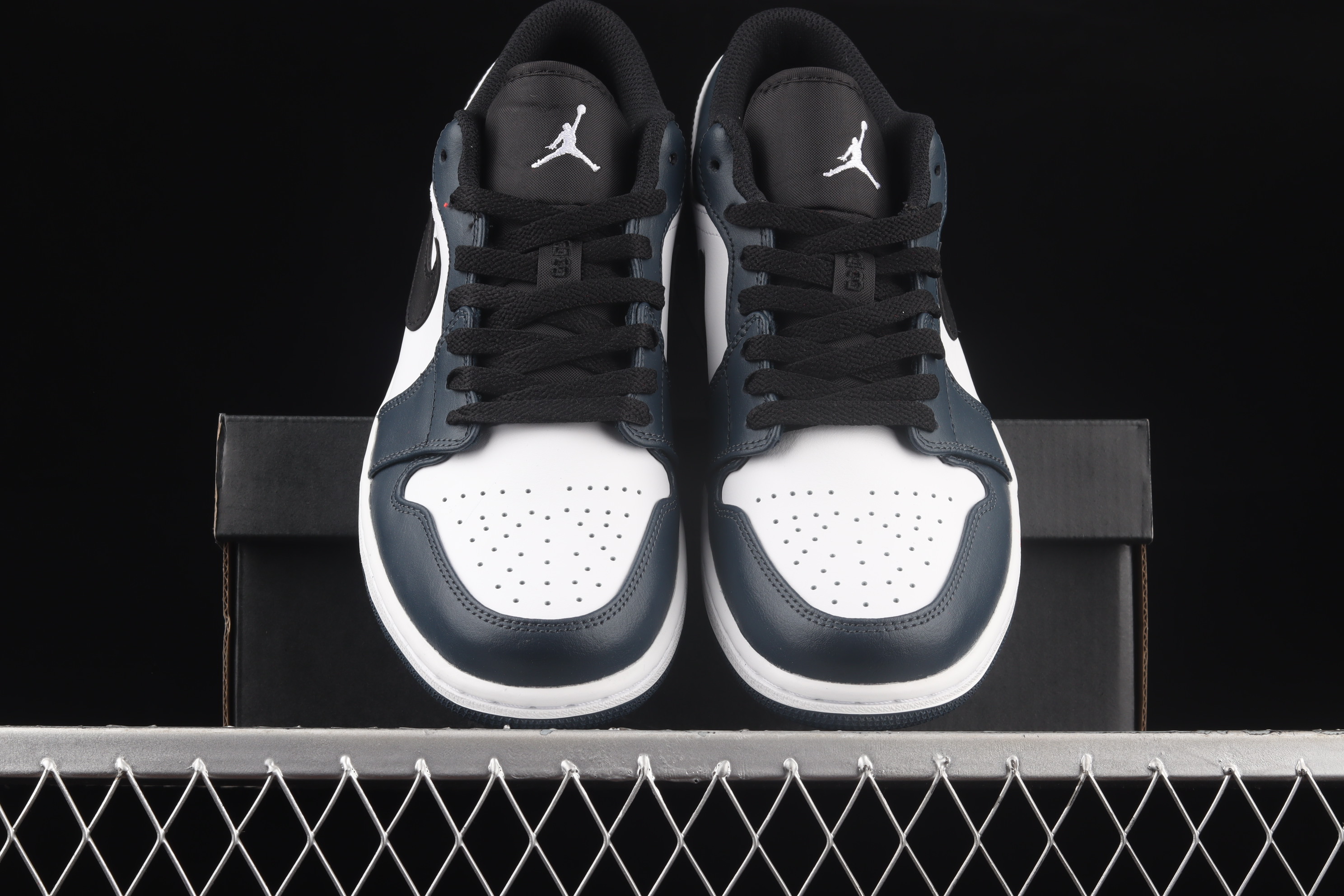 AJ1 Qiao 1 Qinglan Low top culture leisure sports shoes 553558-411 40-45