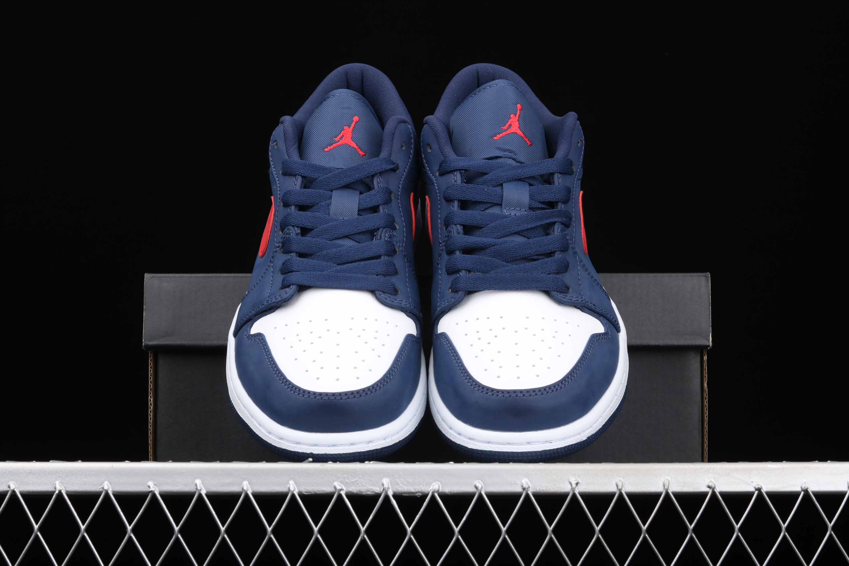 AJ1 Patriot blue red Low top culture leisure sports shoes CZ8454-400 40-45