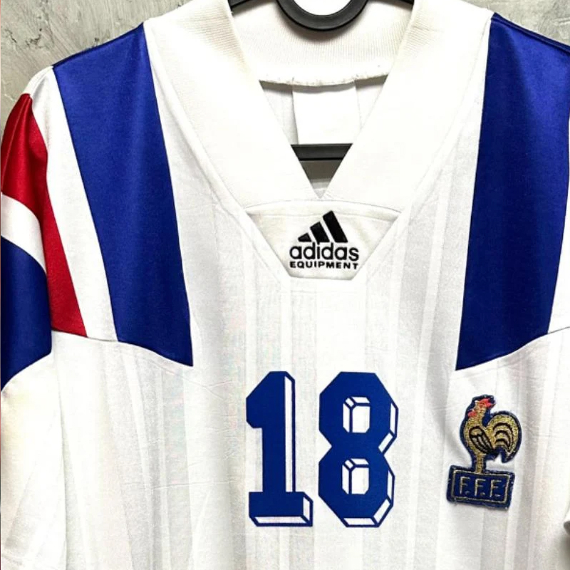 1992-1993 France away retro jersey