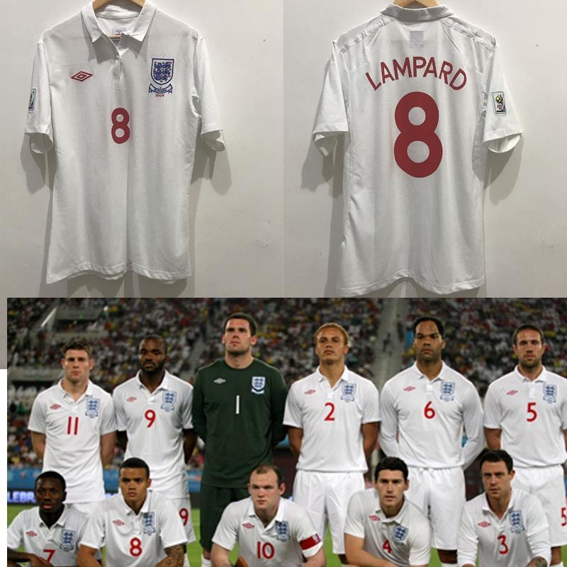 2010 England home retro jersey