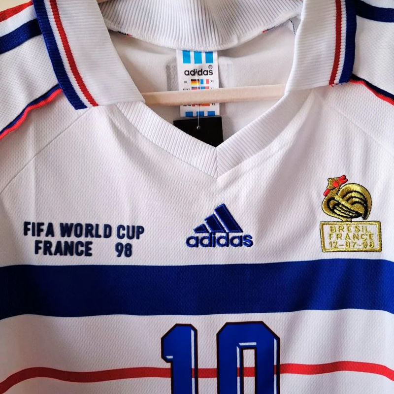 1998 France away retro jersey
