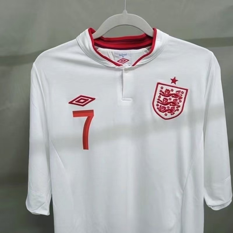 2012 England home retro jersey