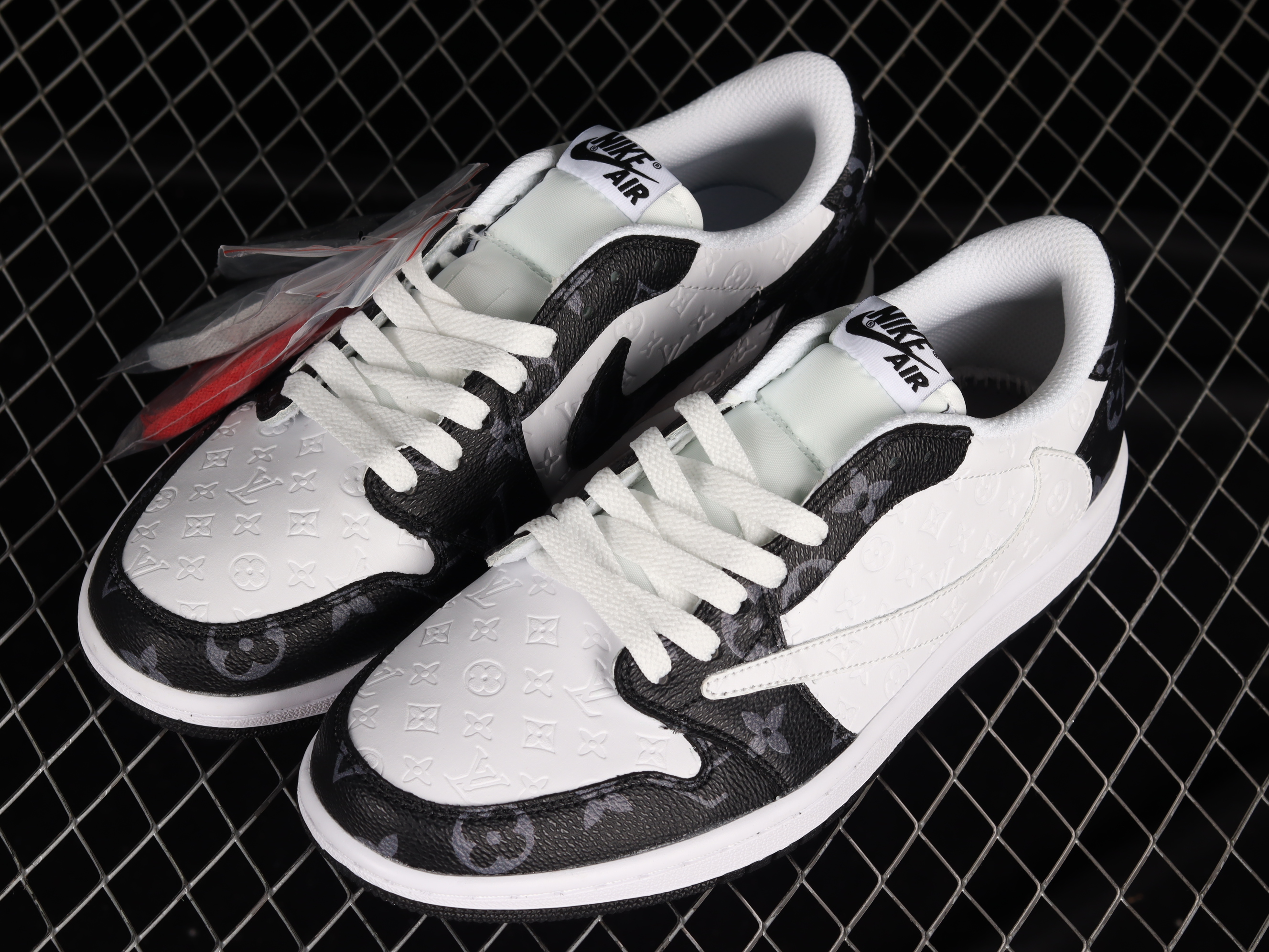 AJ1 Knit Lightning backhook Low top basketball shoes DM7866-612 Size 36-46