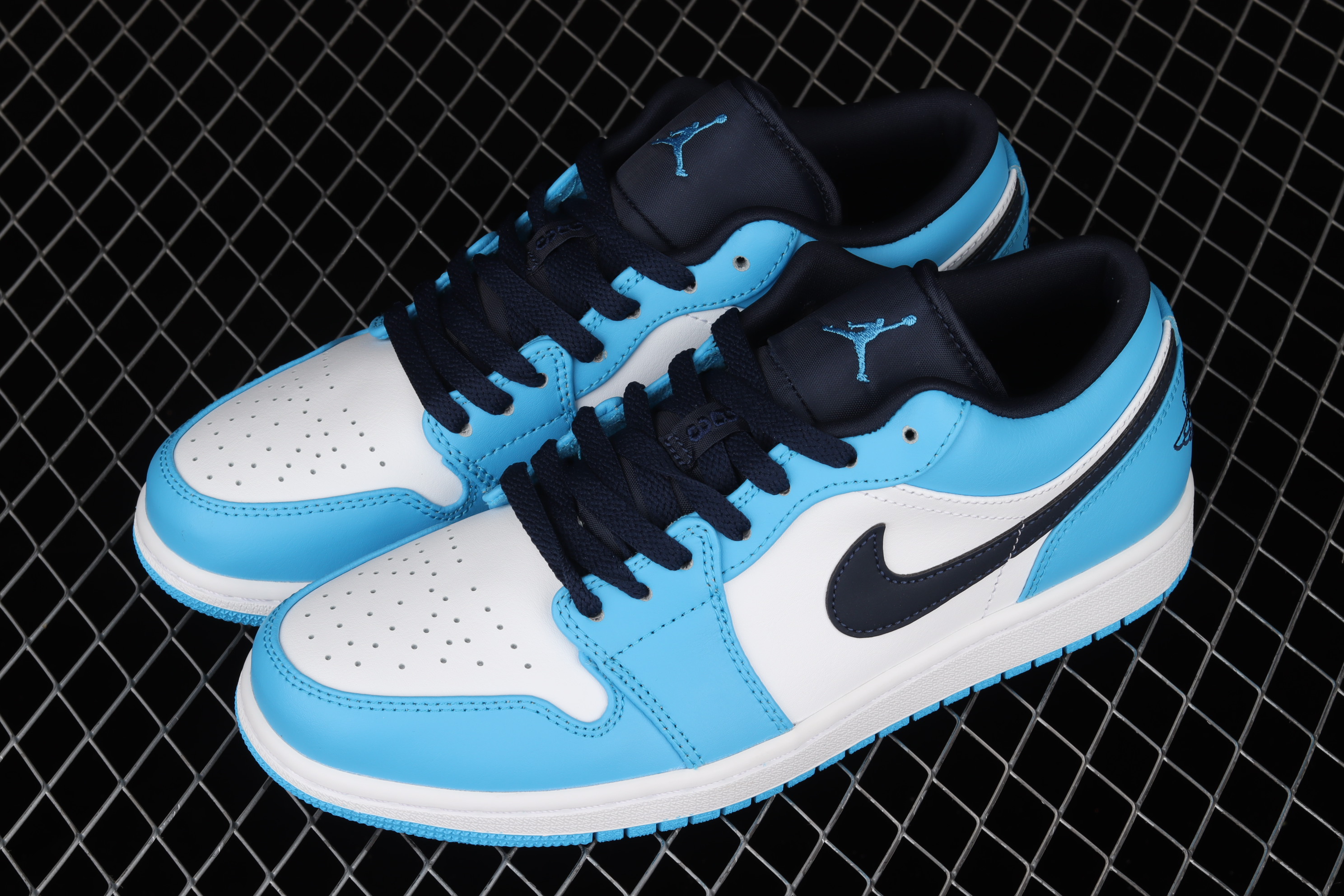 AJ1 North Carolina Blue Low Top Culture casual sports shoes 553558-144 35.5-45