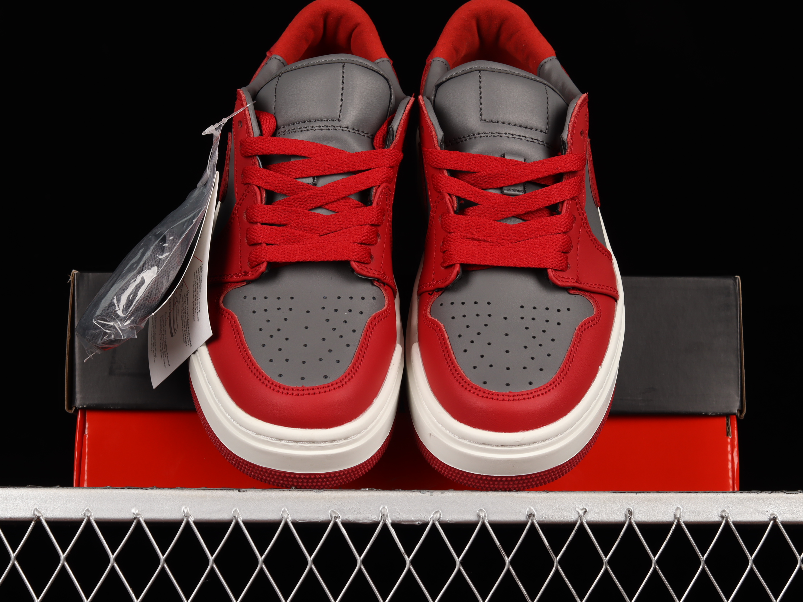 AJ 1Elevate Low SE Wolf Grey Little AJ Thick soled retro basketball shoes DH7004-006 36-46