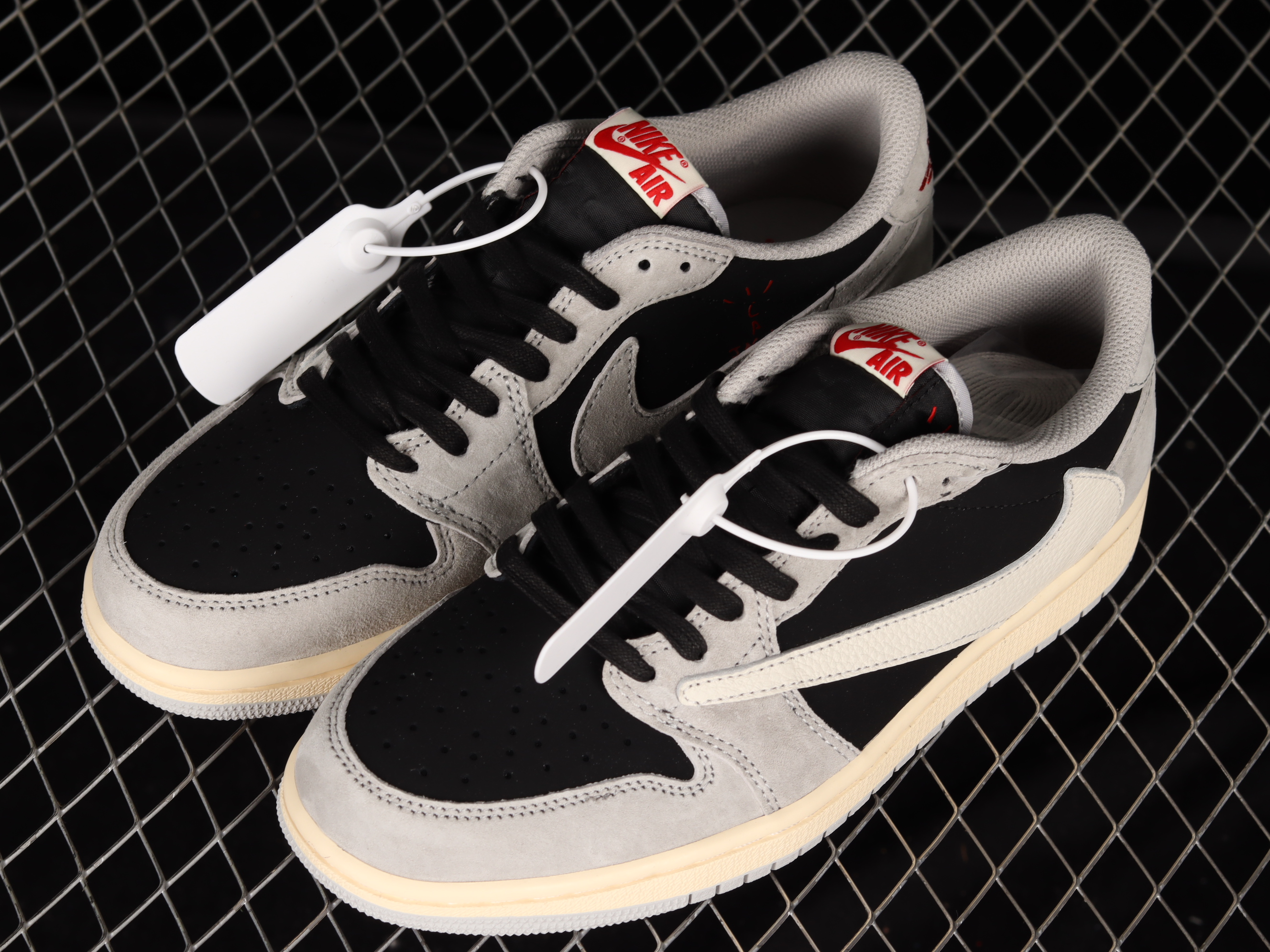 AJ1 White Black Grey barb joint brand leisure sports basketball shoes DM7866-010 36-46 47.5