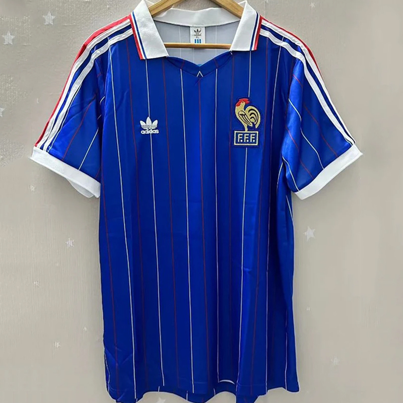 1982 France home retro jersey