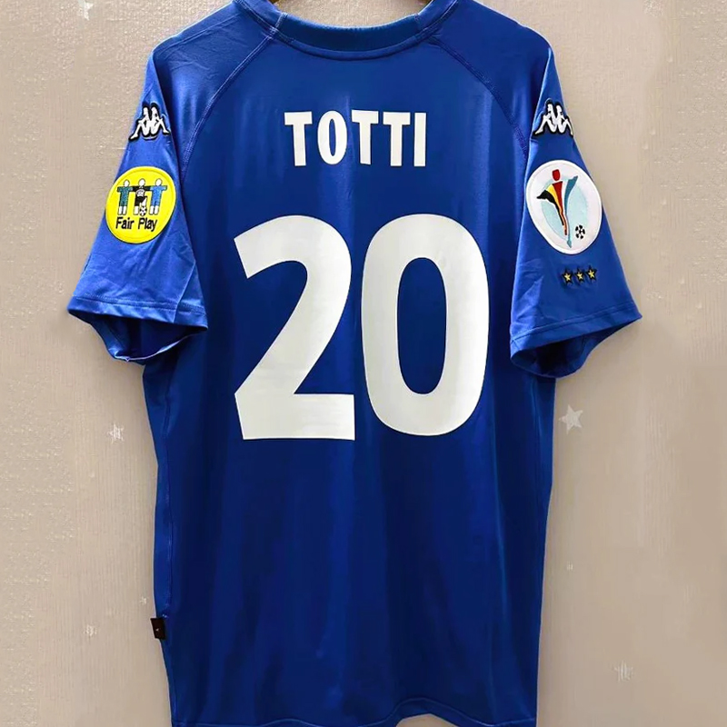 2000-2002 Italy Home  retro jersey