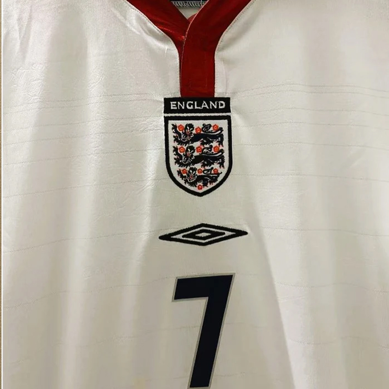 2004 England home retro jersey