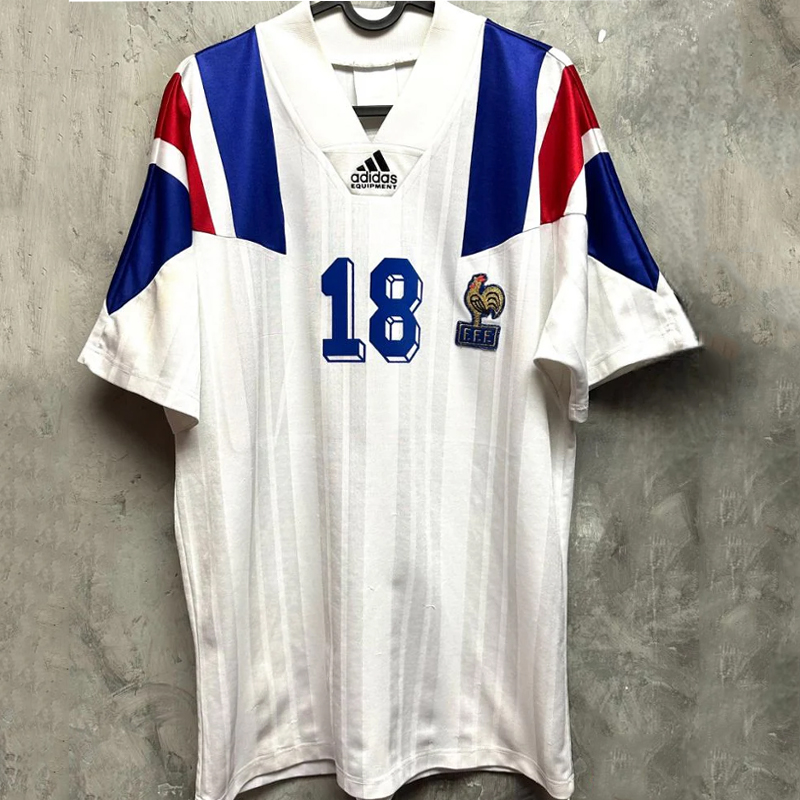 1992-1993 France away retro jersey