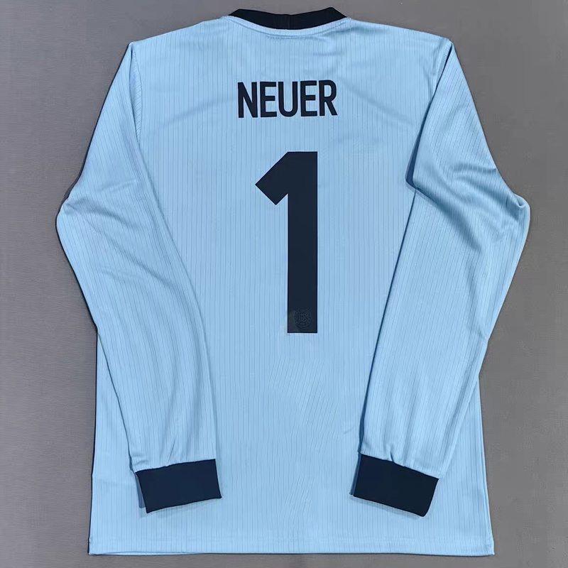 2025 German 125th anniversary  goalkeeper blue Jersey Long sleeve